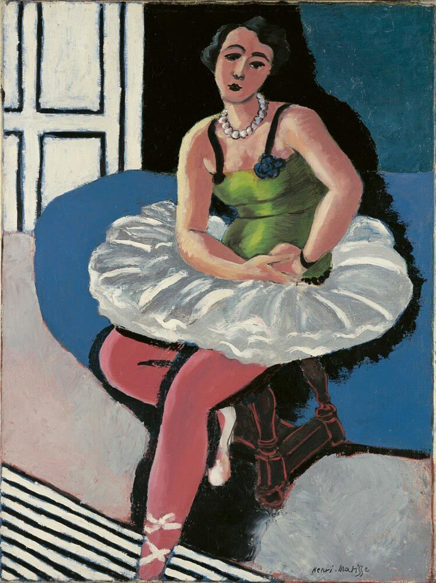 Ballet Dancer Seated on a Stool