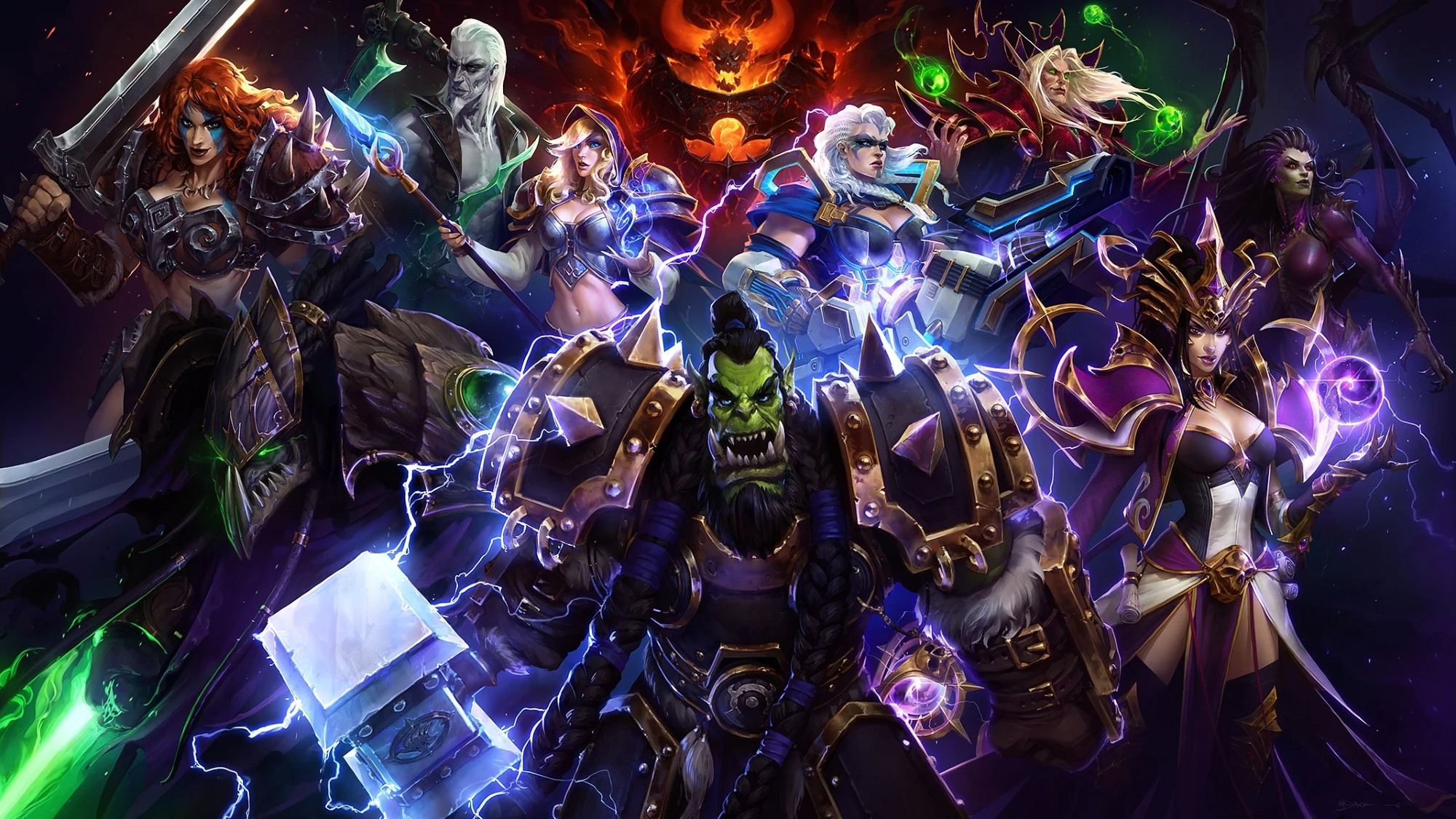 Heroes of the Storm official art