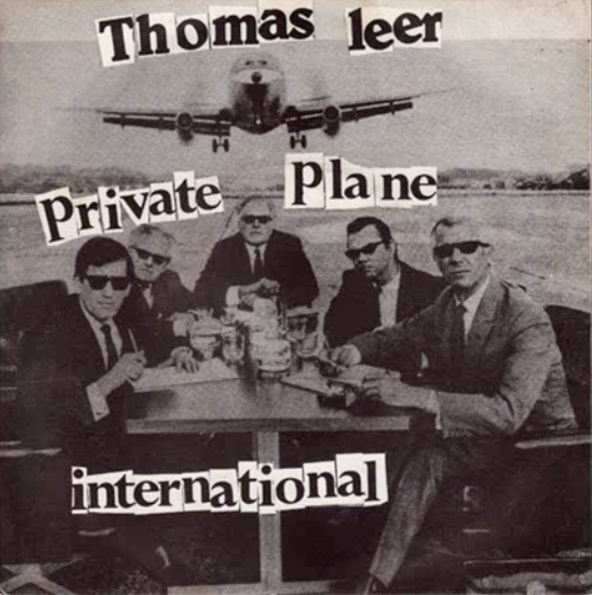 Thomas Leer - Private Plane 7" single sleeve