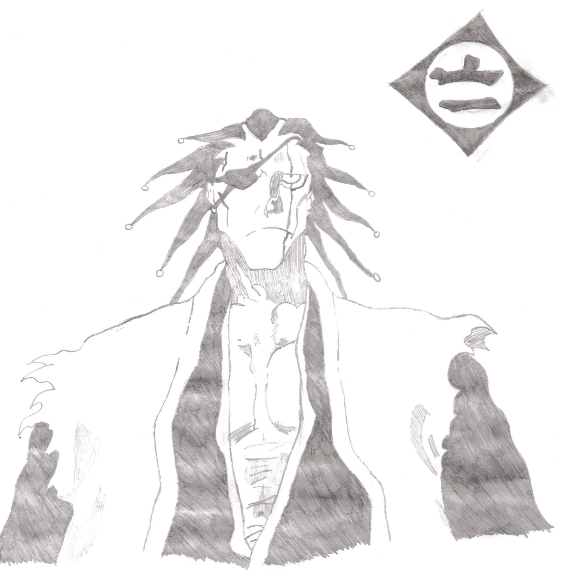 Zaraki Kenpachi from the anime Bleach.