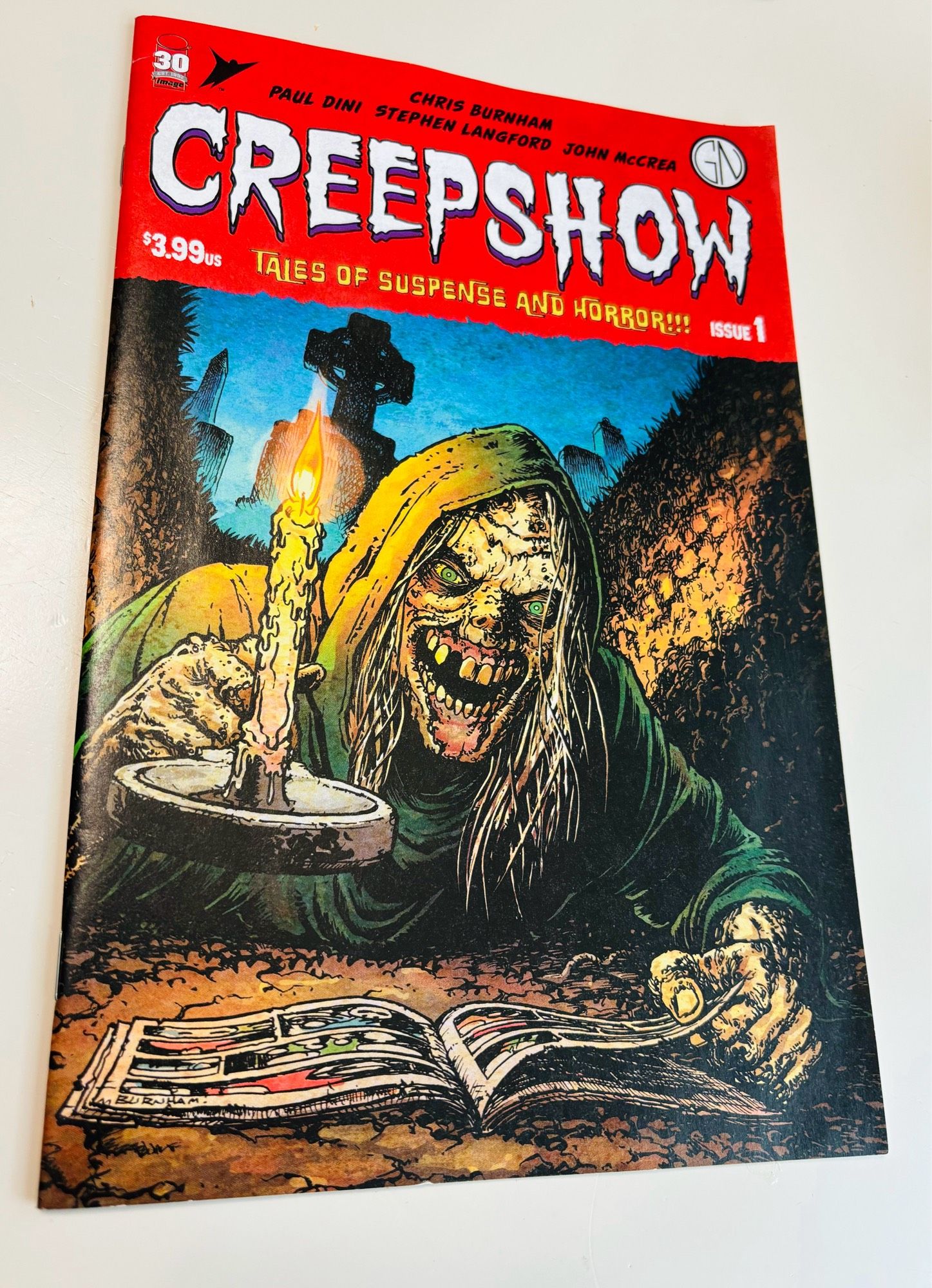 Creepshow #1 comic cover with Chris Burnham artwork