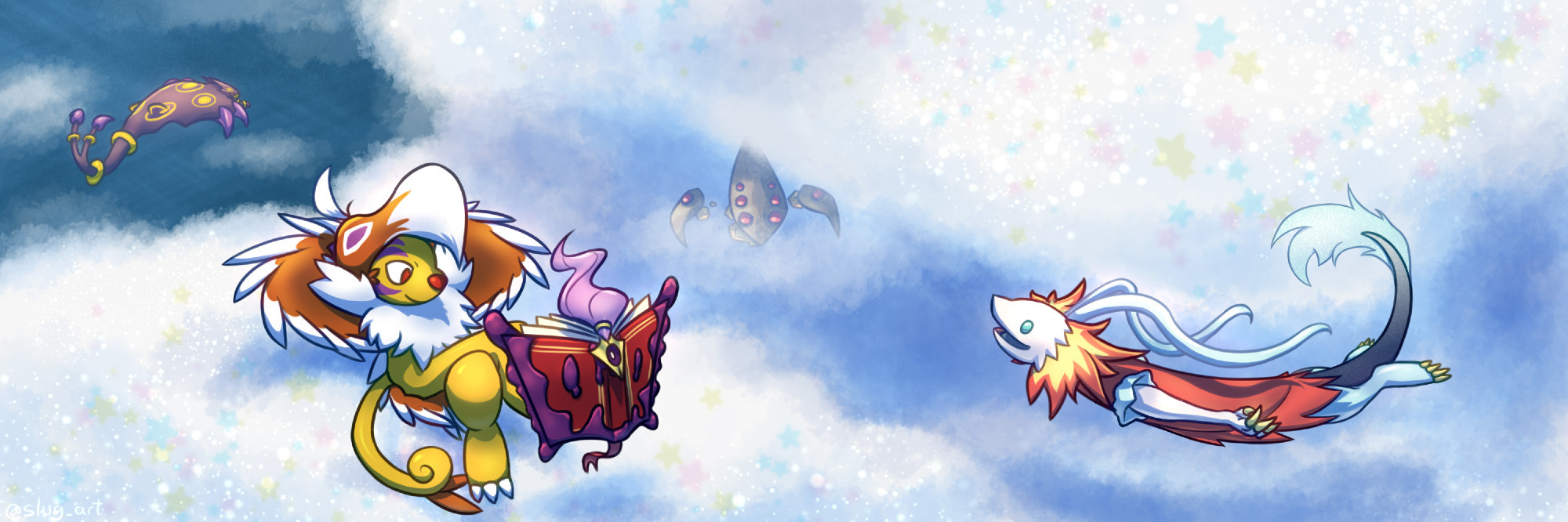 tomohawk, venomicon, astrolotl, stratagem, and plasmanta among the clouds