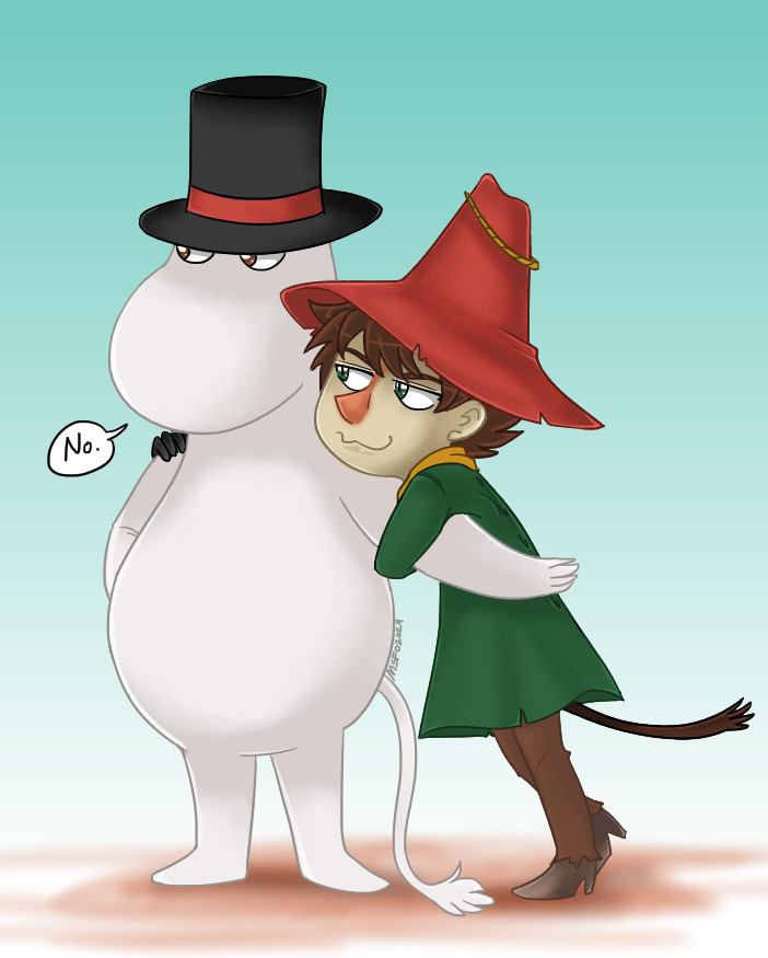 Moominpappa and the Joxter <3!