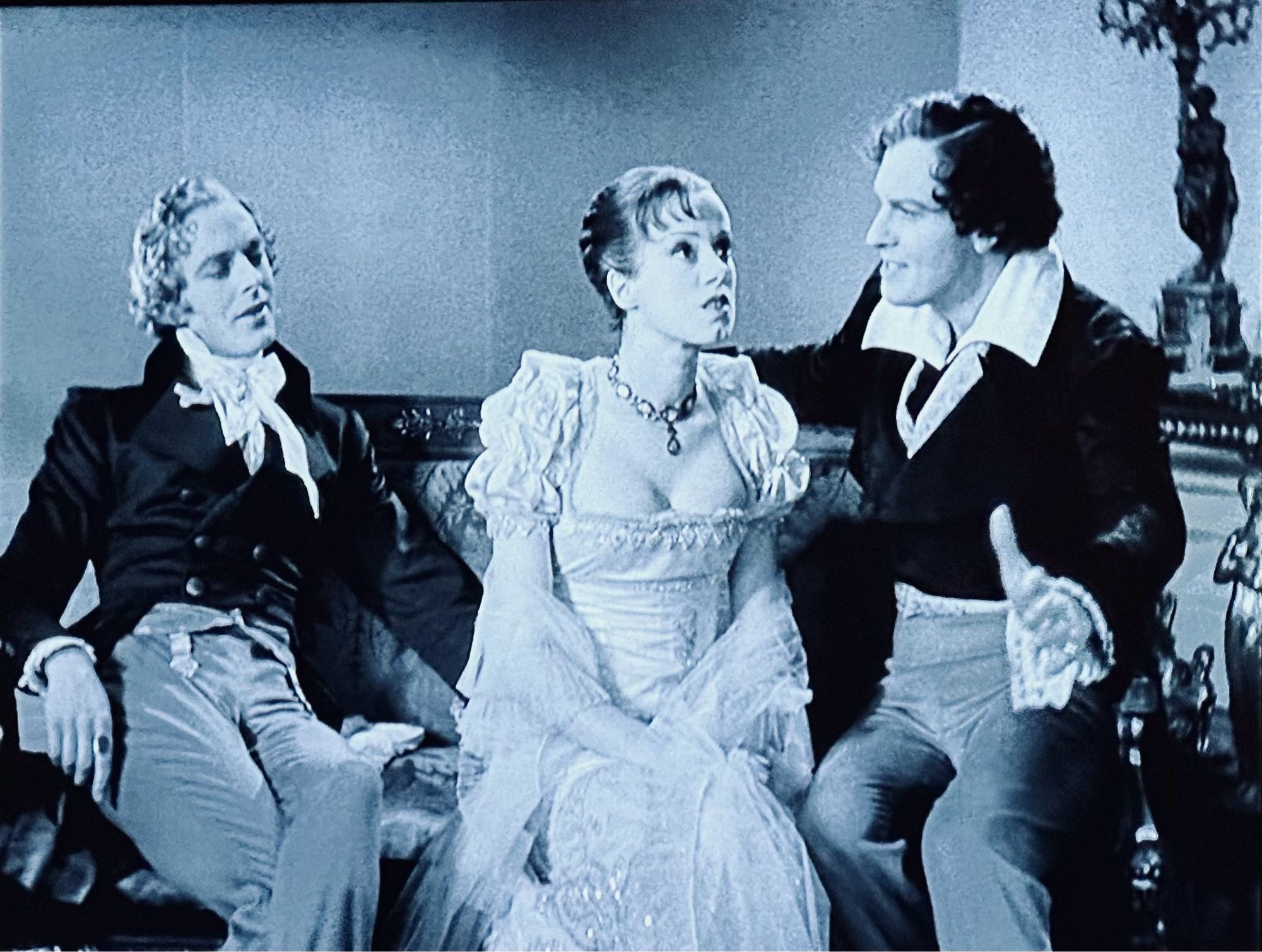 Percy Shelley, Mary Wollstonecraft Shelley, and Lord Byron discuss the story in an opening framing device.