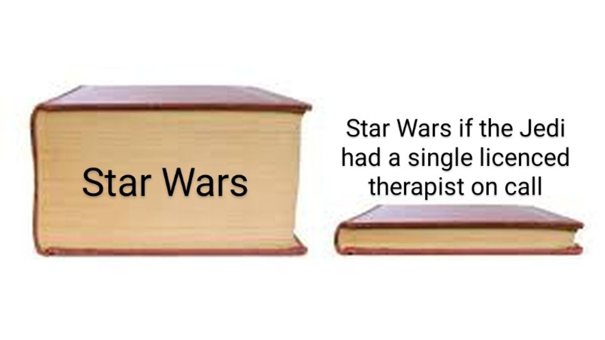 If the Jedi had a licensed therapist on call....