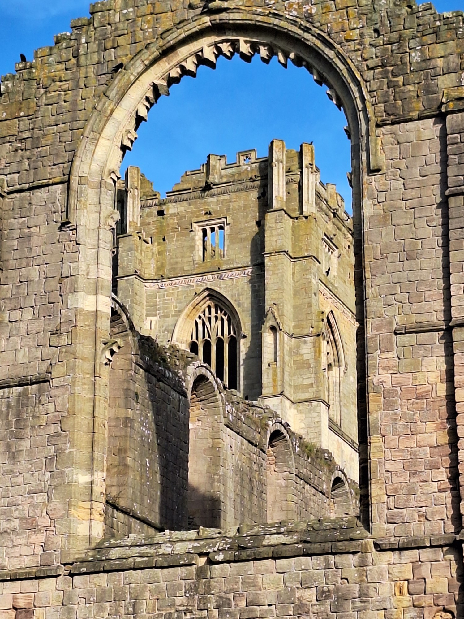 Frames within frames of ruined windows