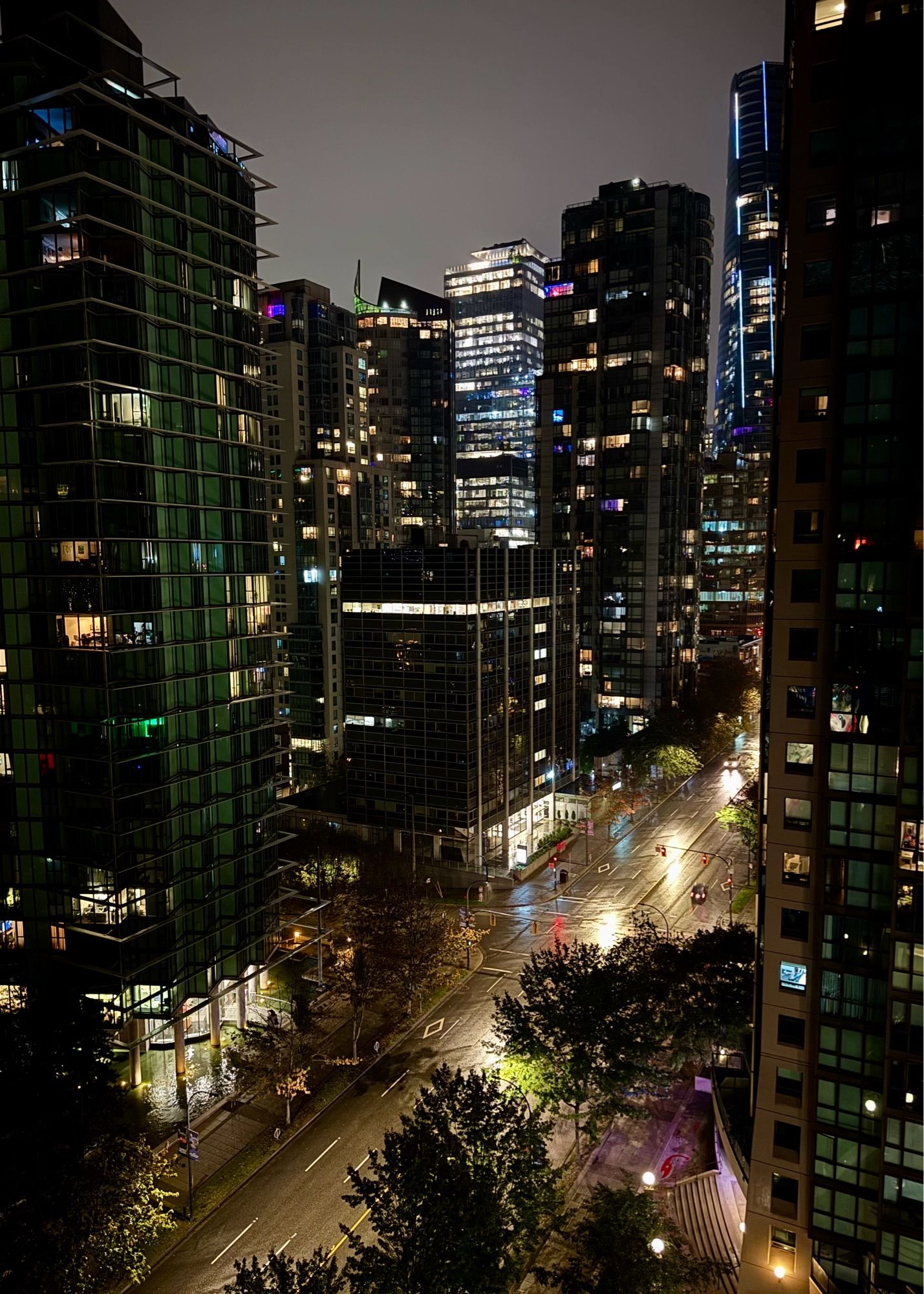 A view of downtown Vancouver