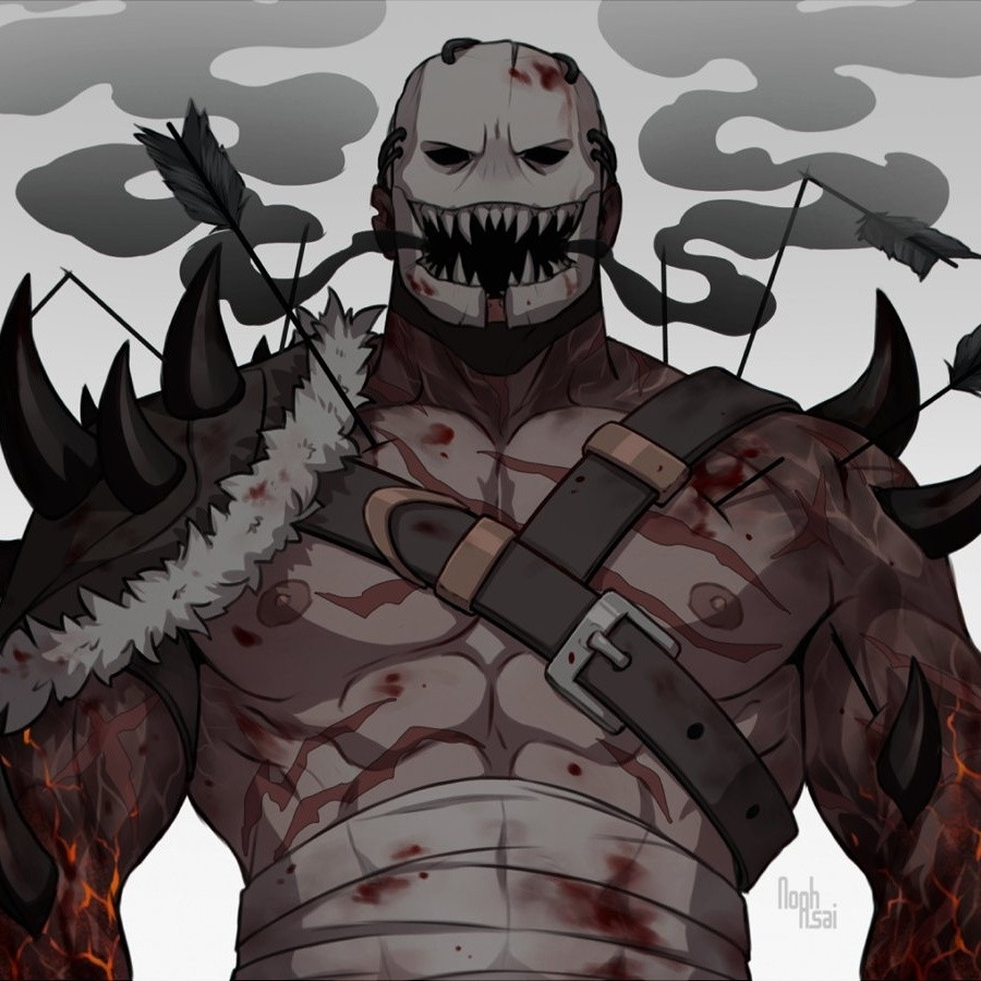 Creepy elden ring version of the trapper from dead by daylight