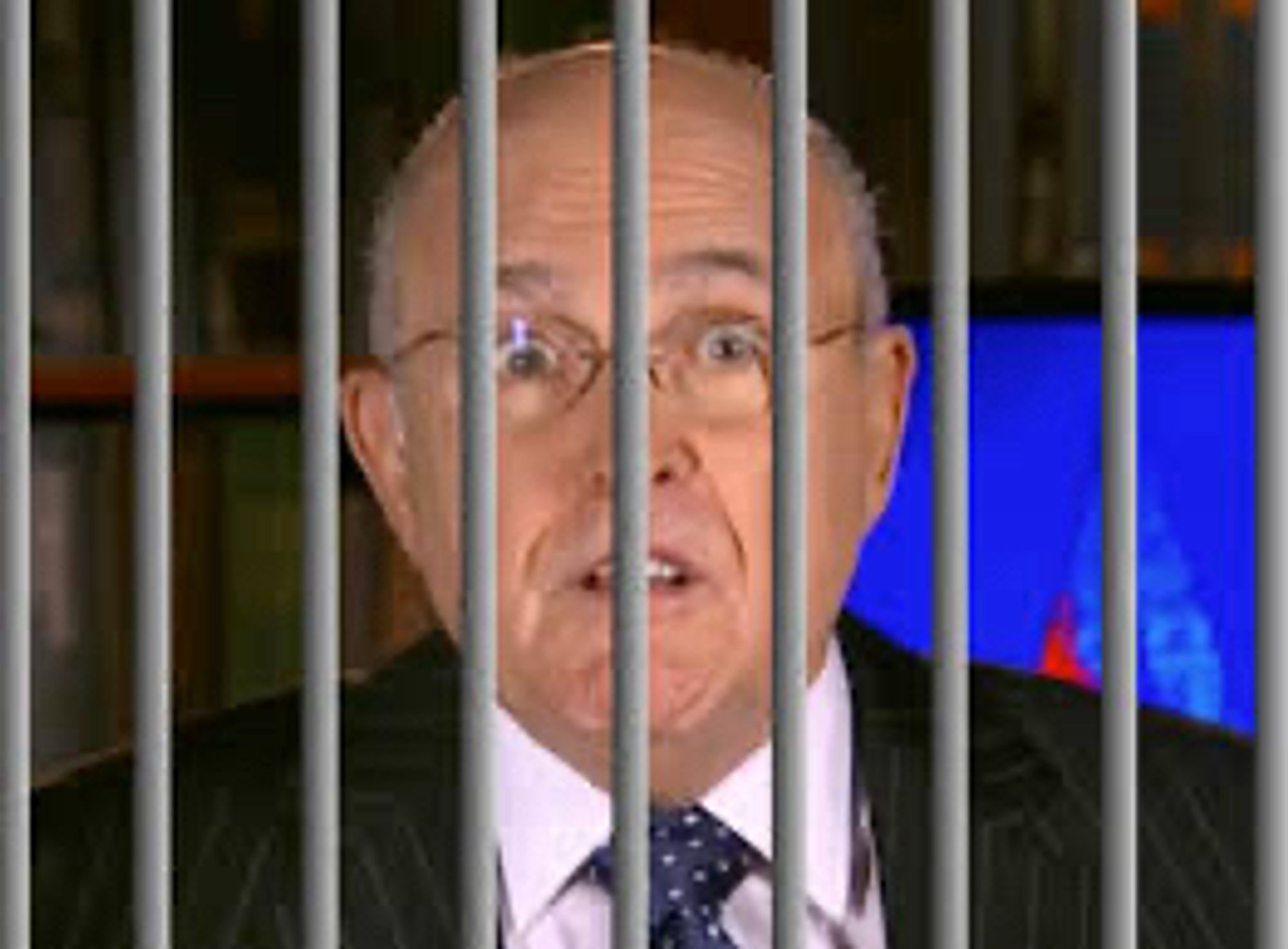 Rudy Giuliani behind bars.