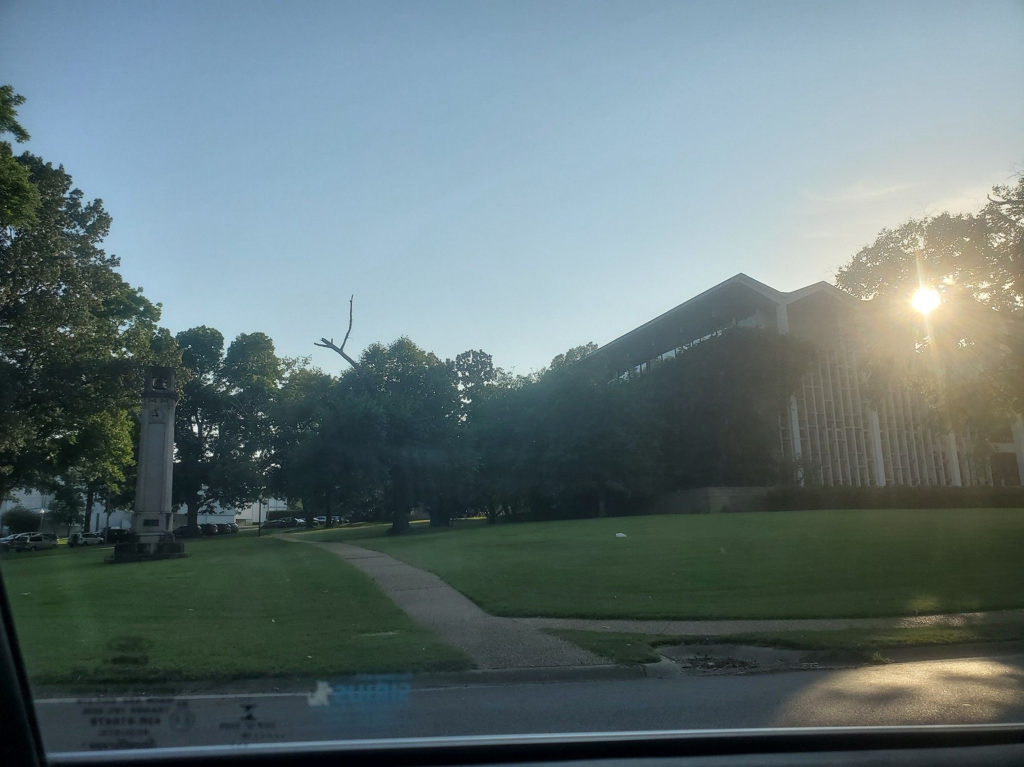 Outside of the Levitt Shell in Memphis, TN