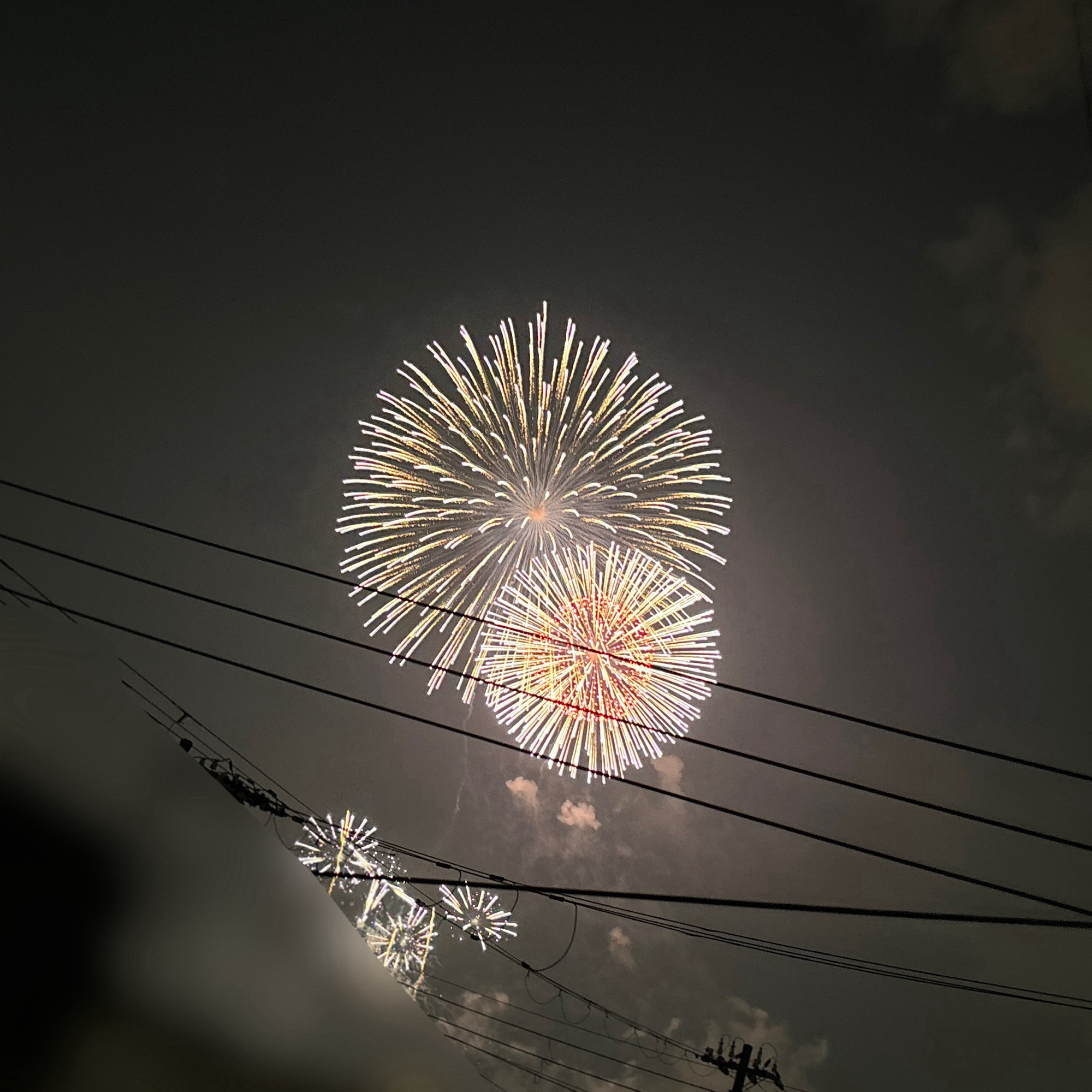 淀川花火大会の花火🎆🎇