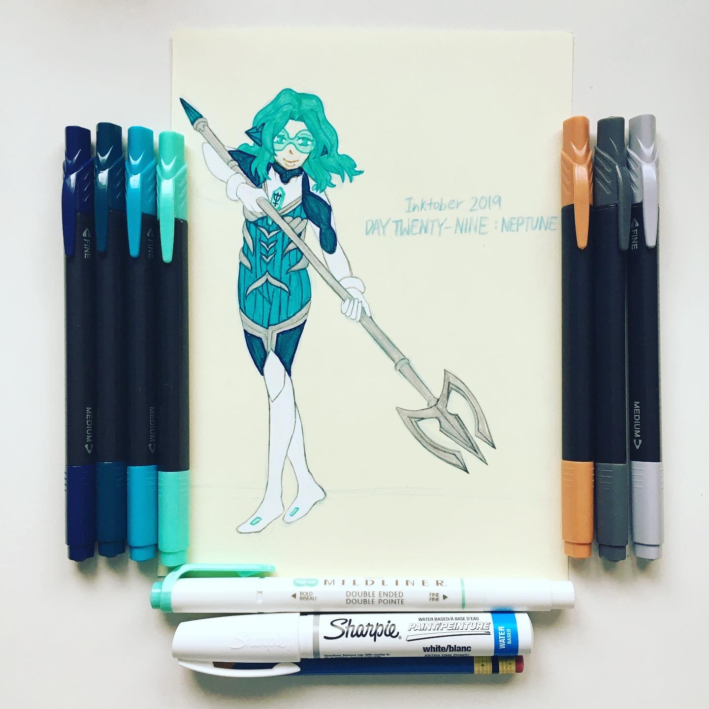 Day Twenty-Nine: ♆
((Two days left!!! 😲)) #posideon #sailorneptune #fusion #redesign