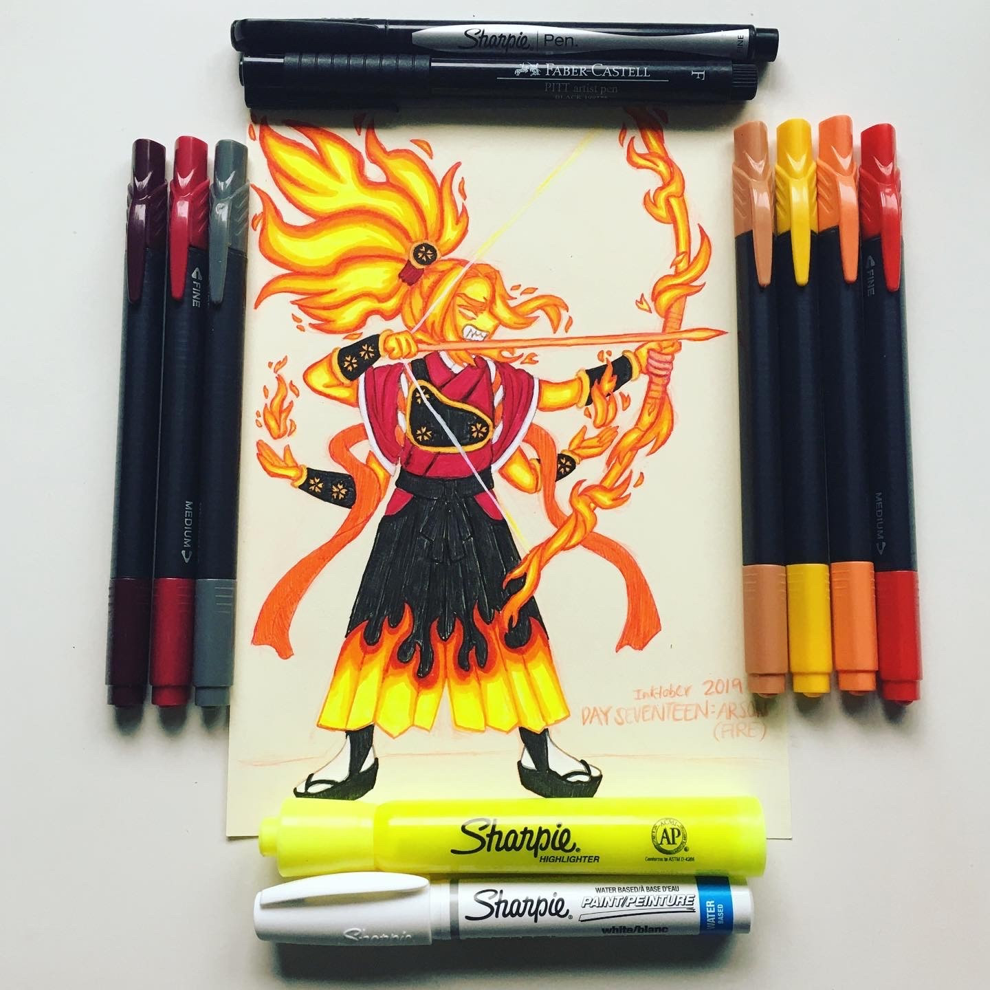 Day Seventeen:🔥
#kojin #kamadokami #sakuyahime #fusion