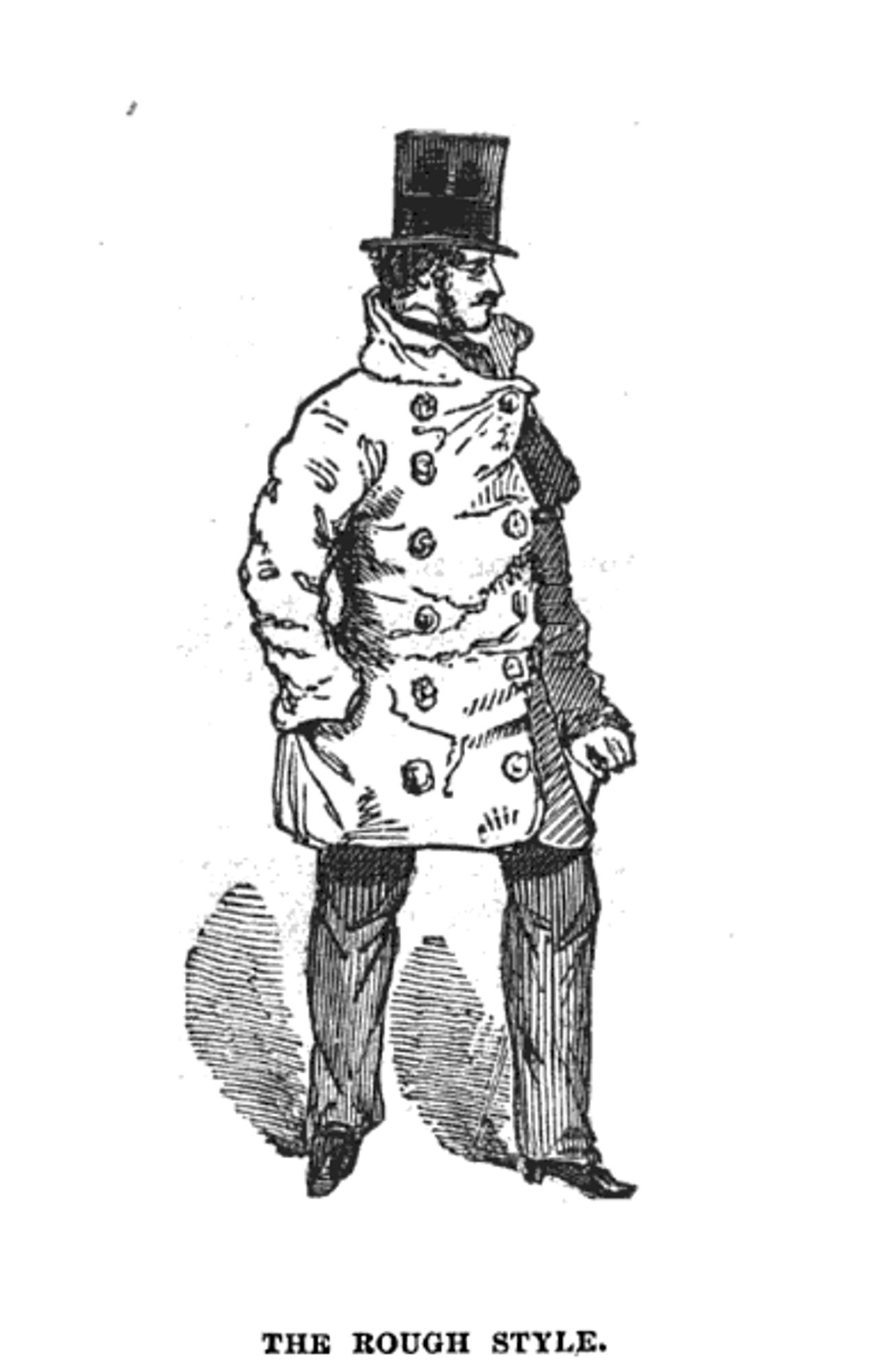 Illustration from 19th-century sartorial manual