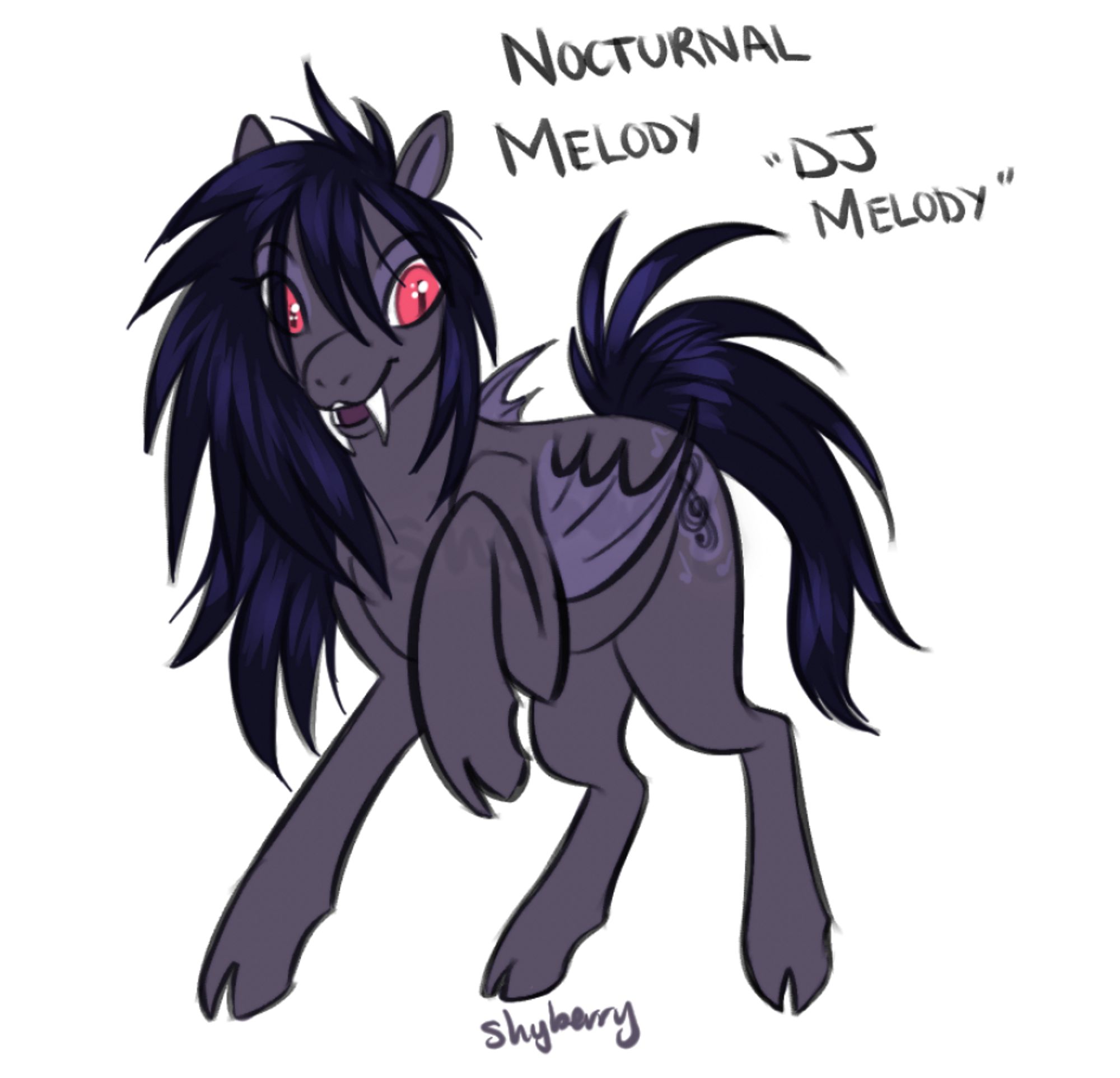 A sketch of my MLP OC, Nocturnal Melody aka "DJ Melody"

Nocturnal Melody works the night shift at the local radio station. Listen for her smooth beats on the Radiant Wave when the sun goes down.