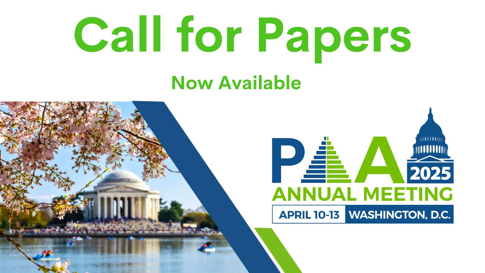 Call for Papers now available for PAA 2025: Washington, DC, April 10-13