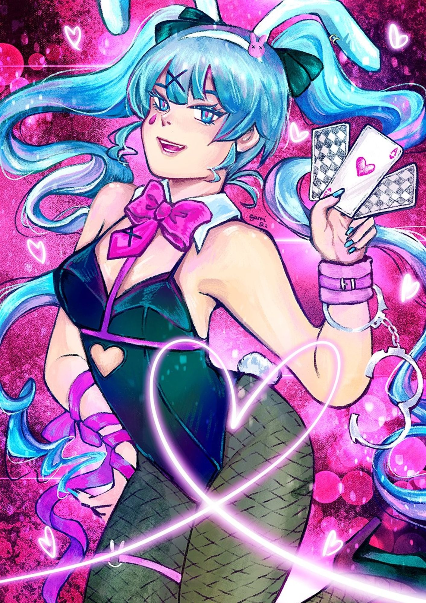 Hatsune Miku from the song Rabbit Hole by Deco*27