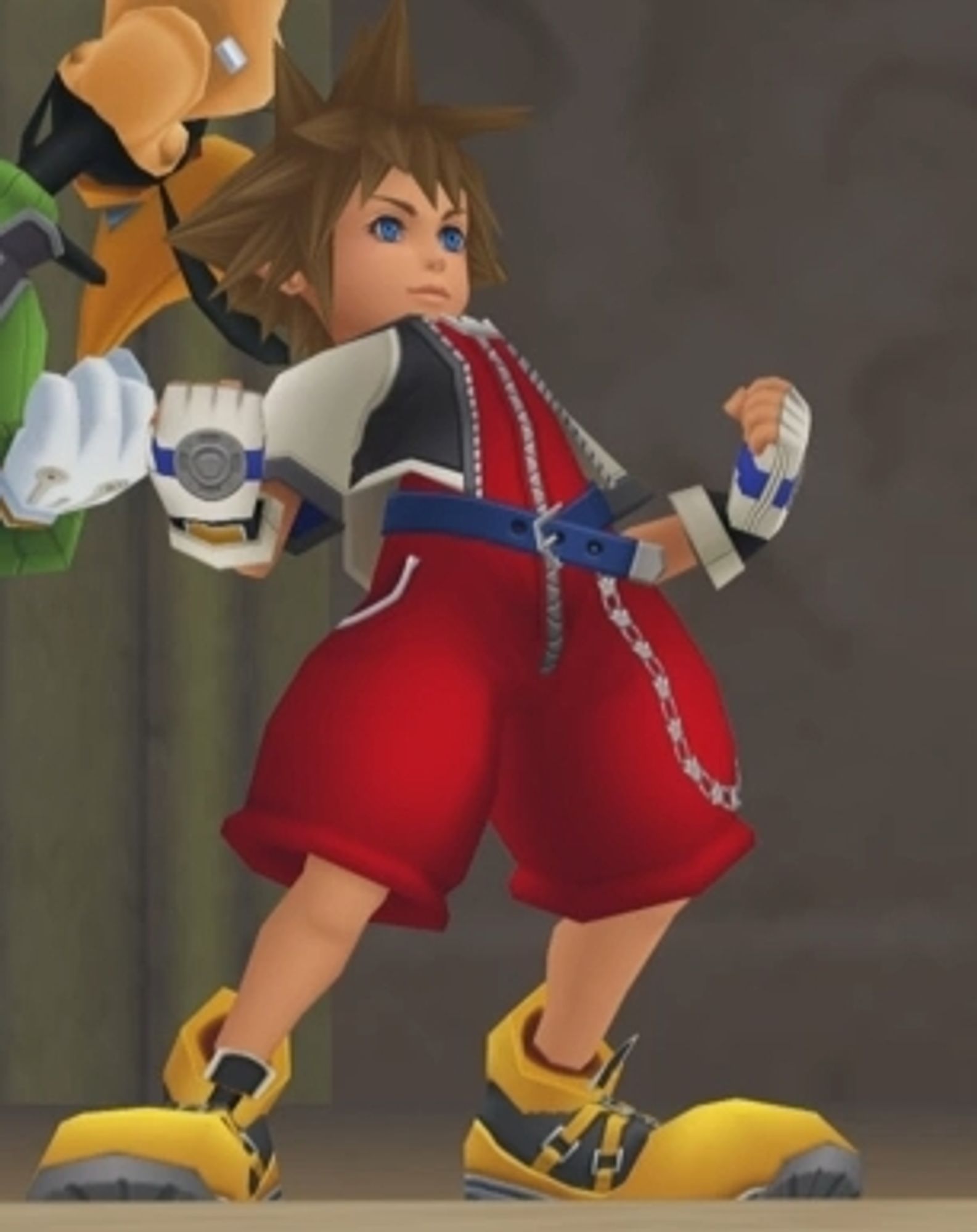 Sora celebrating a win in a cup match in Olympus is Kingdom Hearts Final Mix