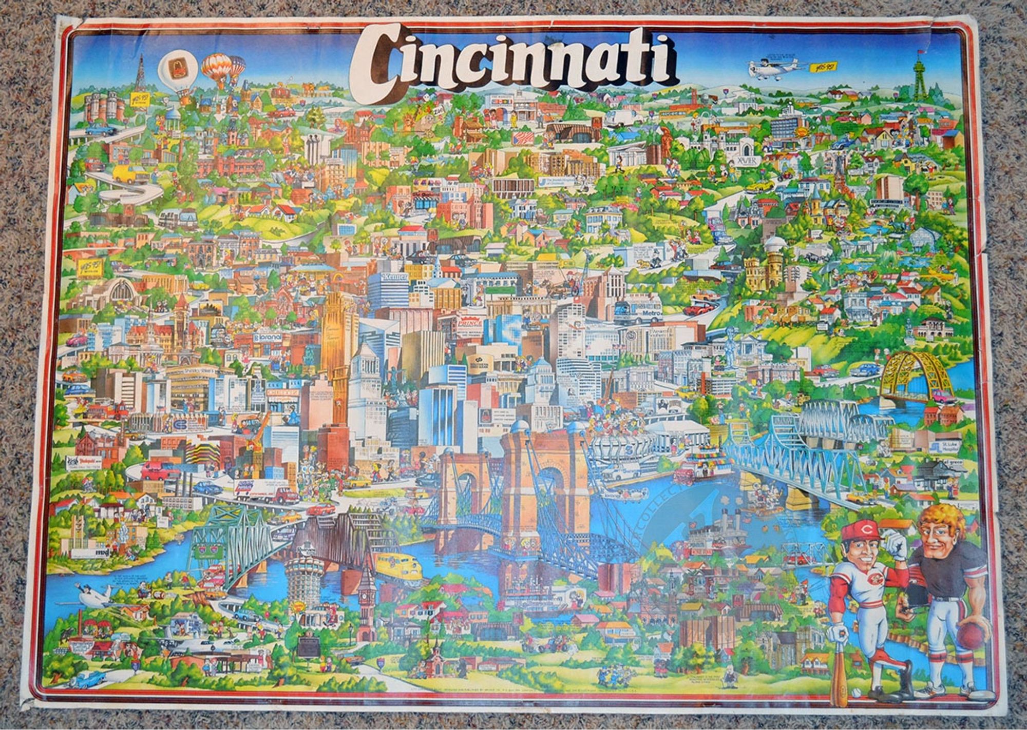 Fun map of Cincinnati