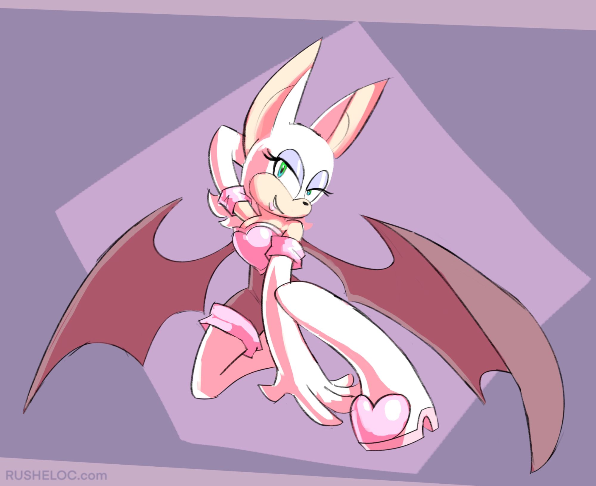 just a pinup of our friend rouge the bat