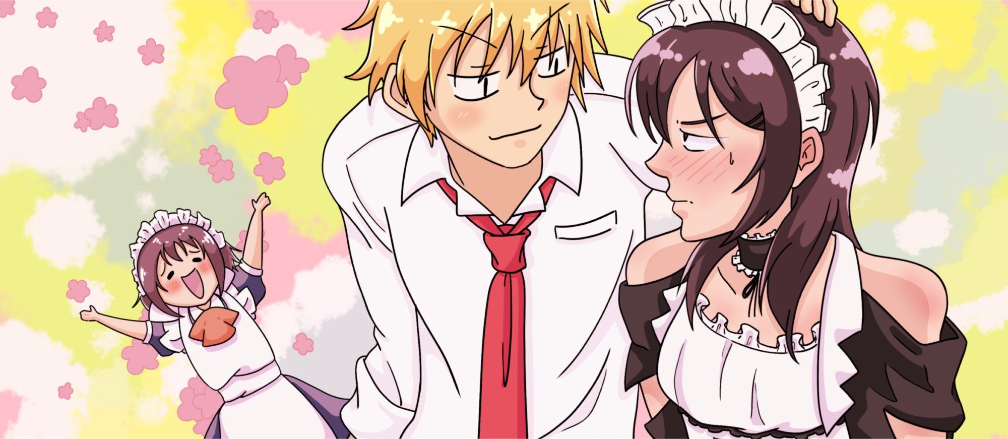 a redraw of a kaichou wa Maid Sama screenshot