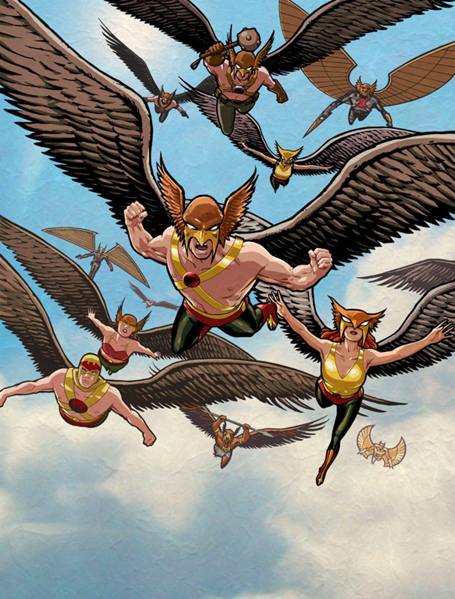 The cover to the Hawkman Companion by Cliff Chiang