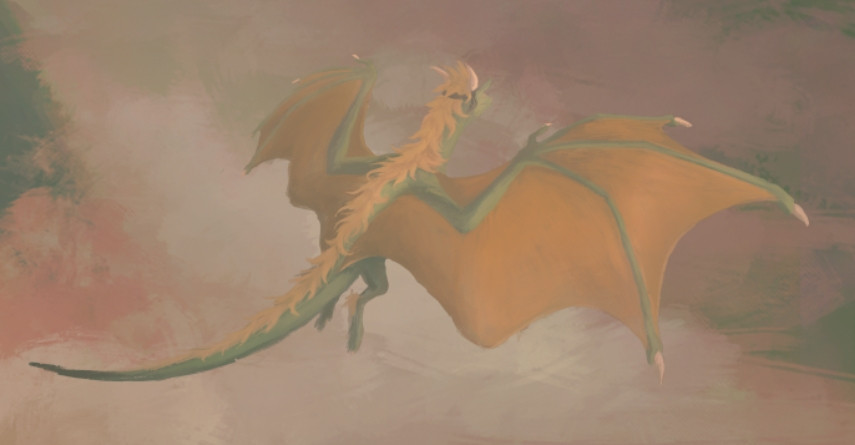 Talon Windstryke - Green and yellow dragon 