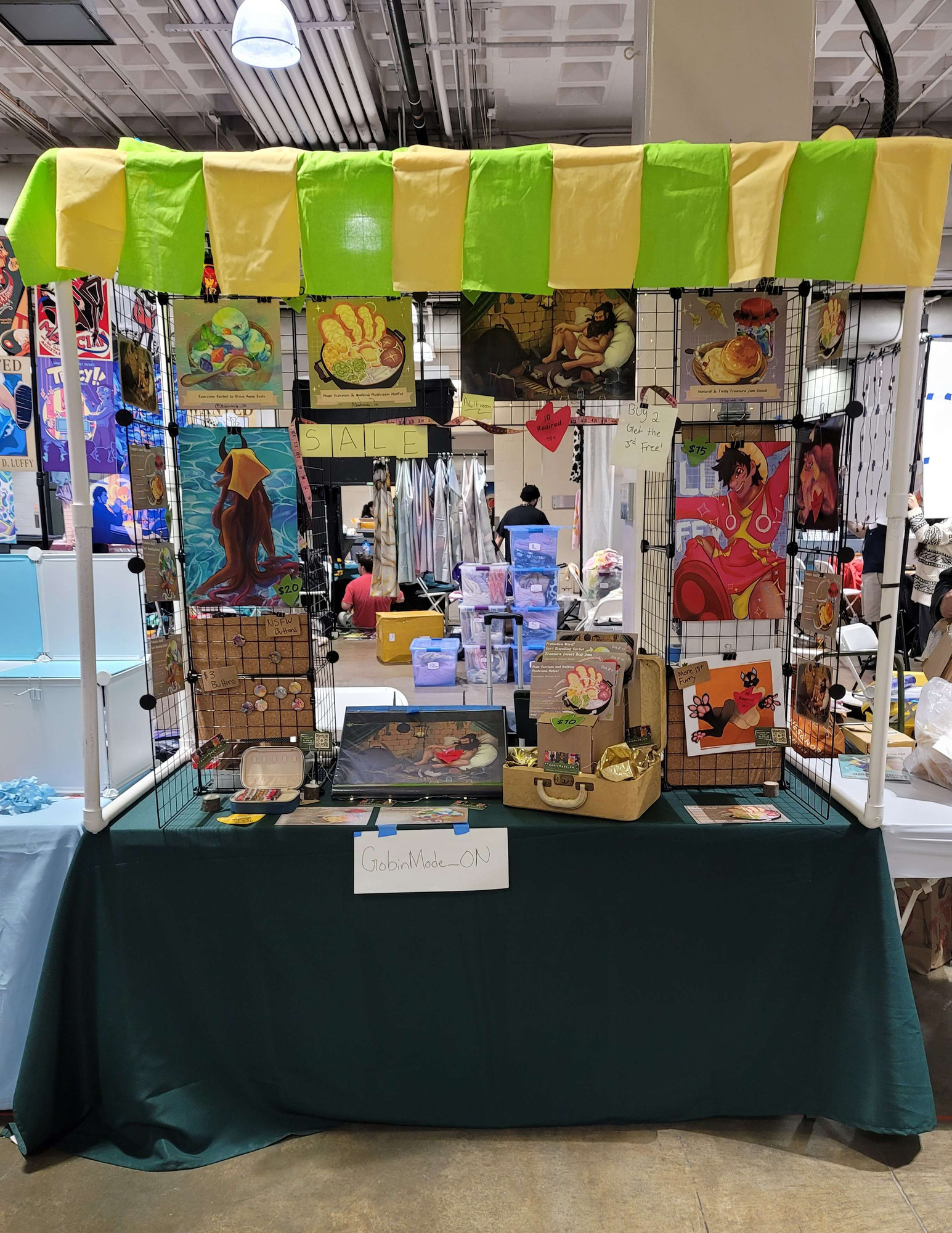 My first artist alley booth!