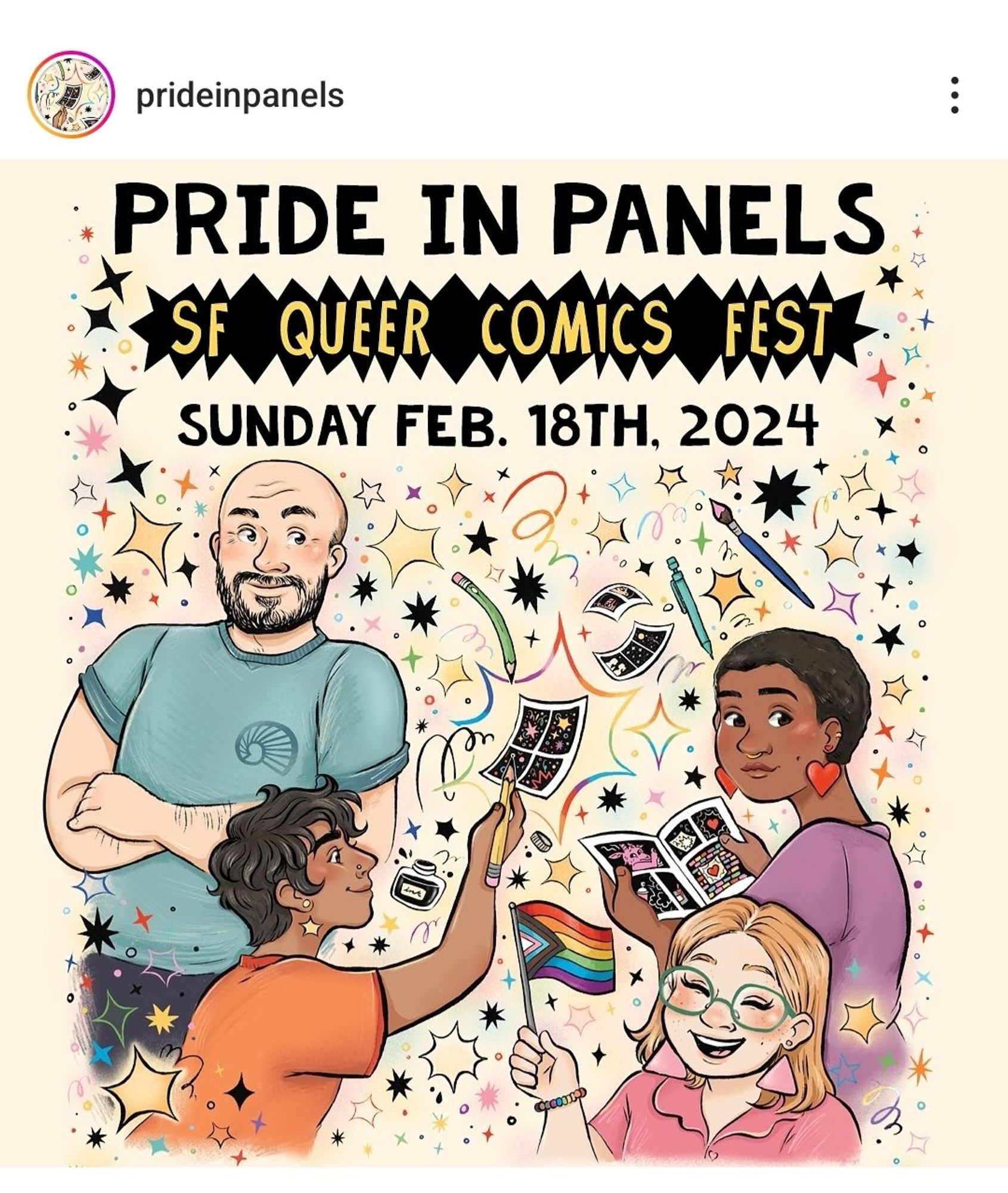 pride in panels flyer