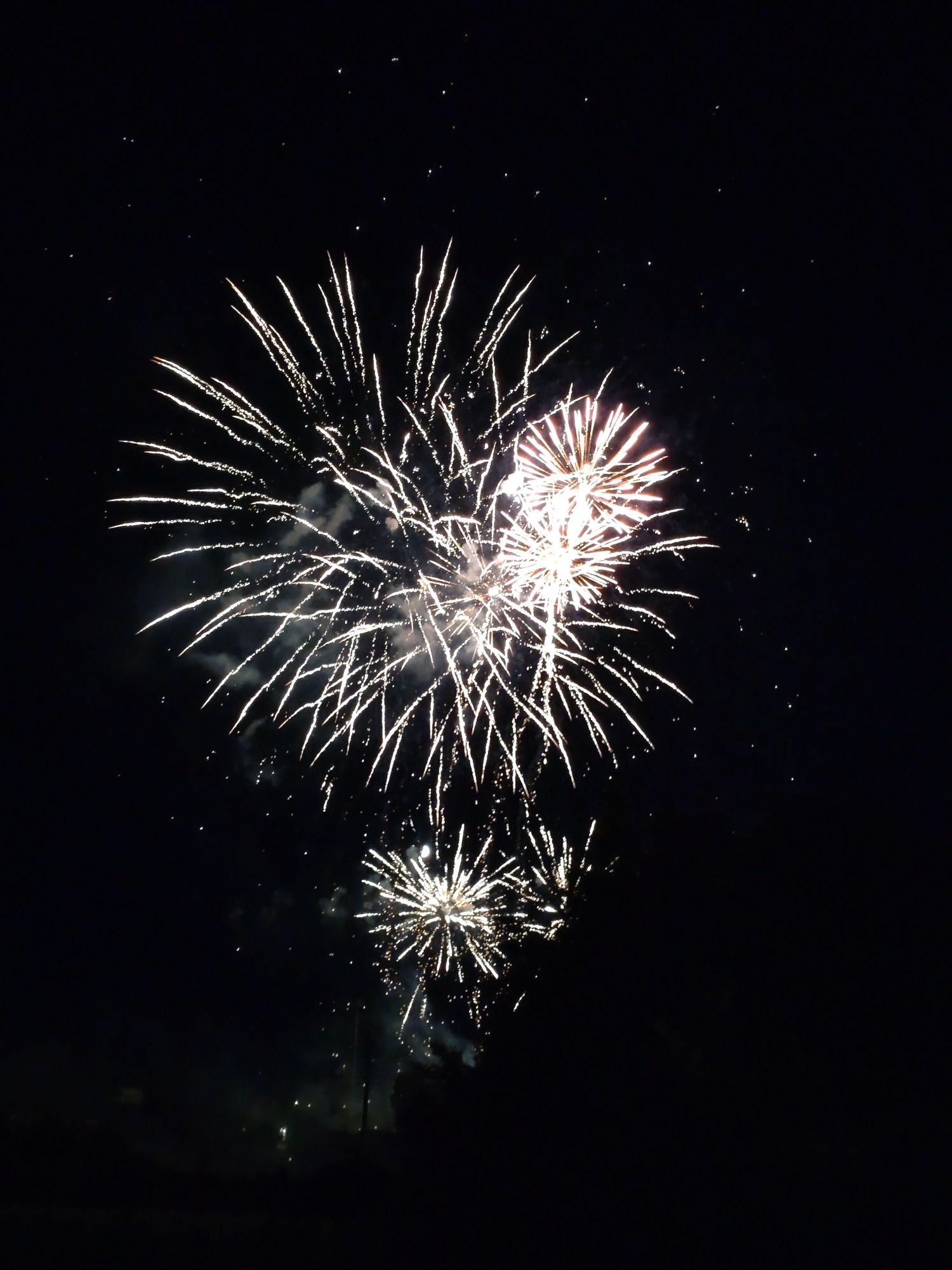 Photographie d'un feu d'artifice