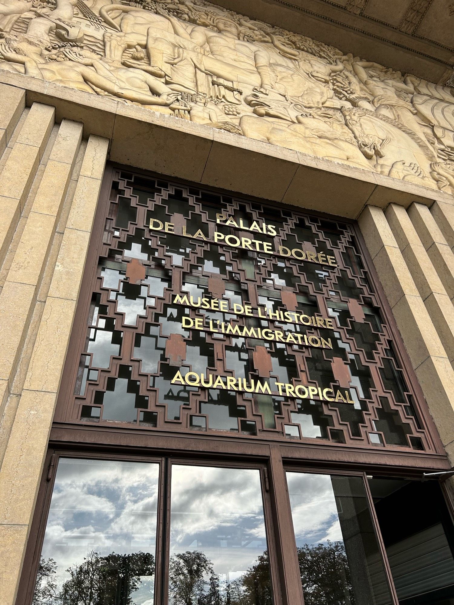 Porte du Musée Nationale de l’Histoire de l’Immigration - Palais de la Porte Dorée