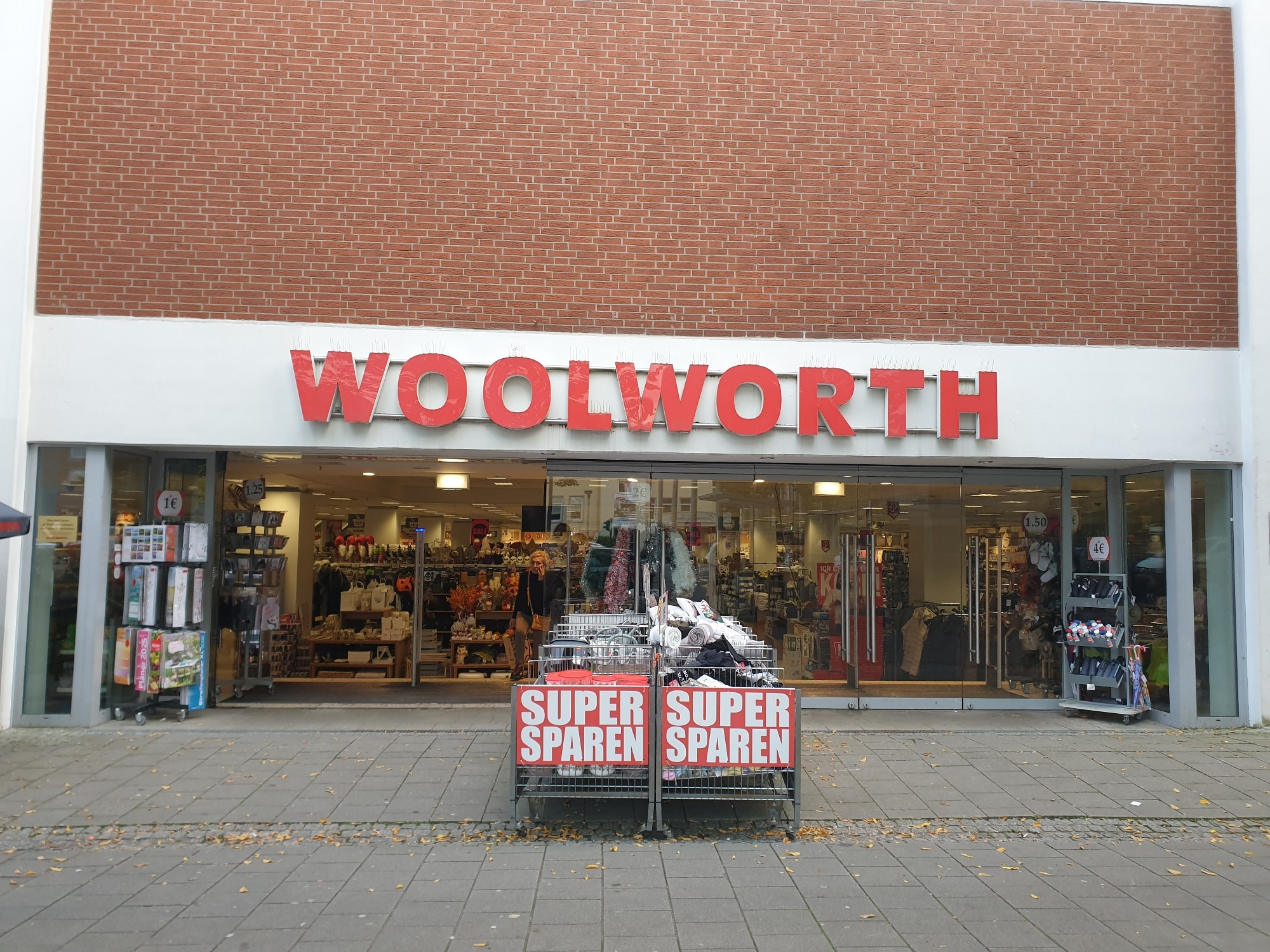 Storefront of Woolworths