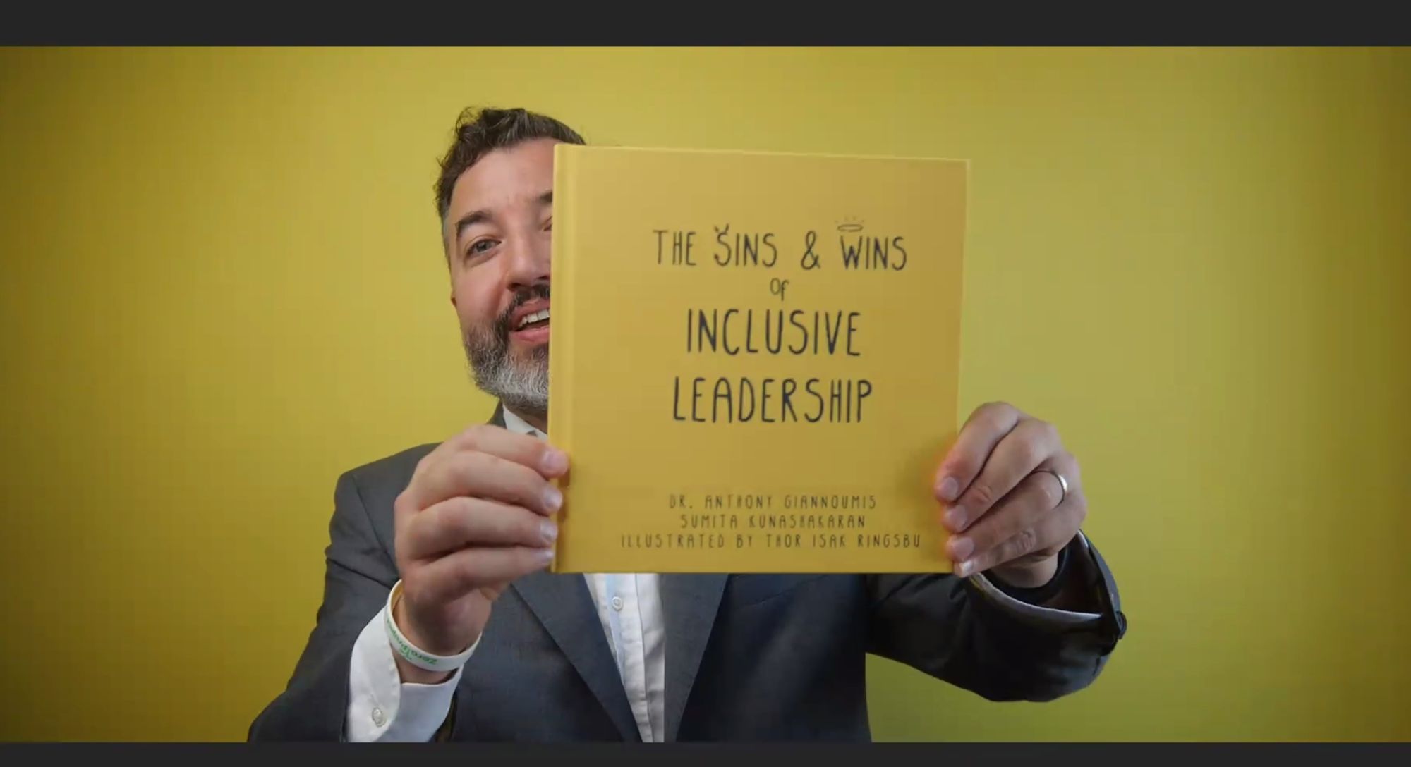 Dr. Anthony Giannoumis showcases his book: "The Sins & Wins of Inclusive Leadership."