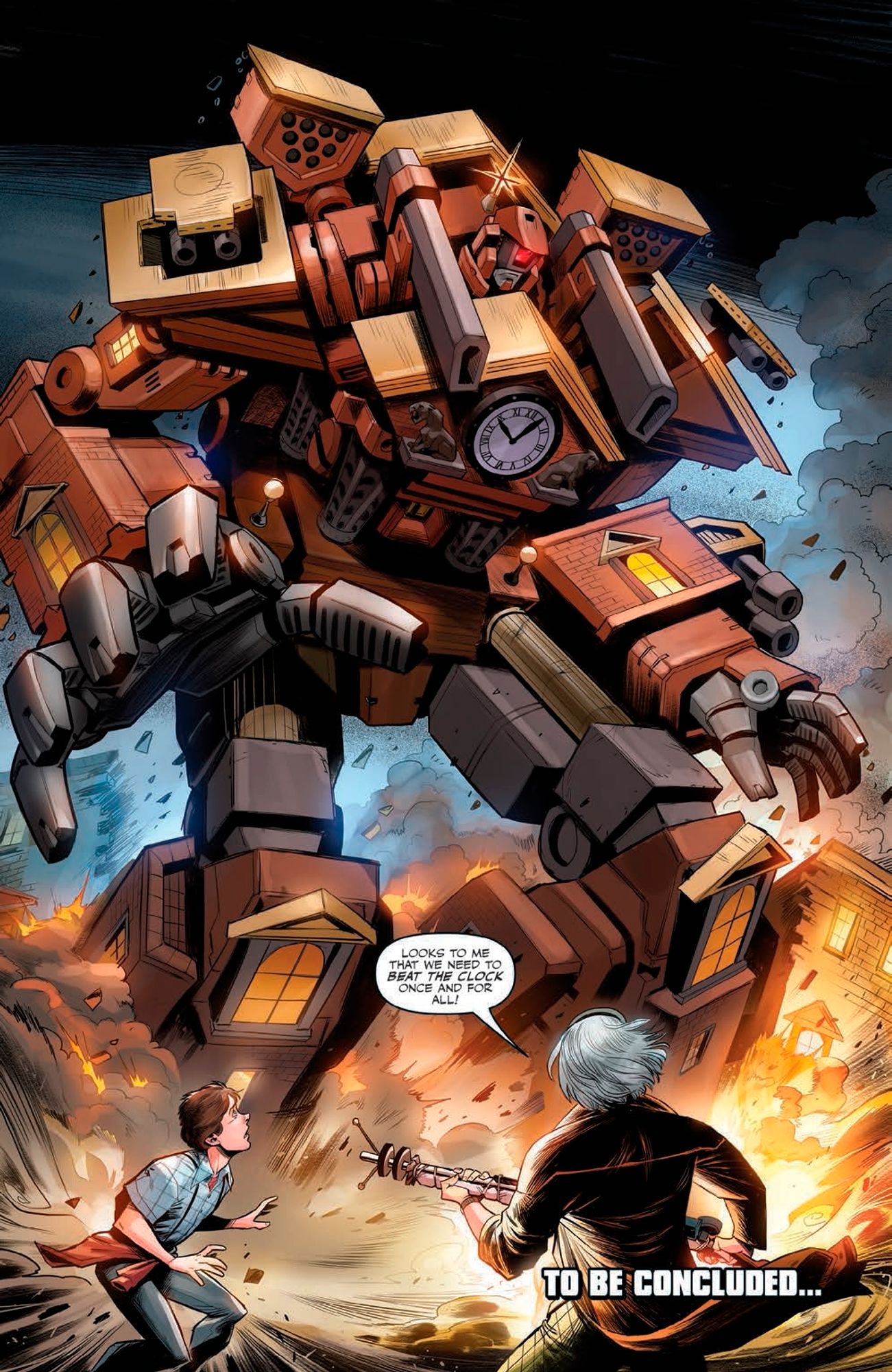 Transformers Black to the Future. IDW. Cavan Scott. Color by Candice Han.