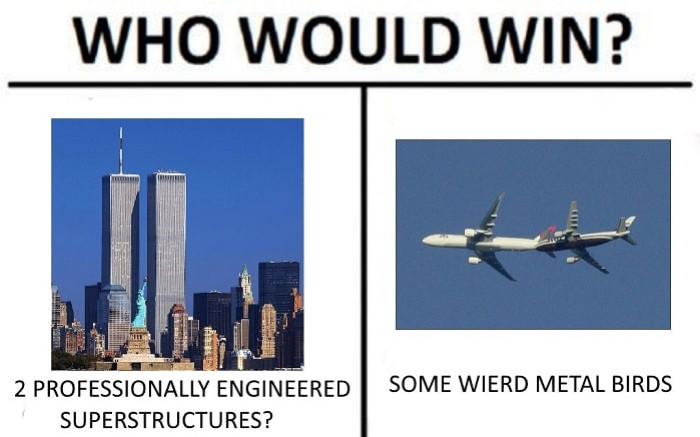 who would win? 2 professionally engineered structures or some weird metal birds