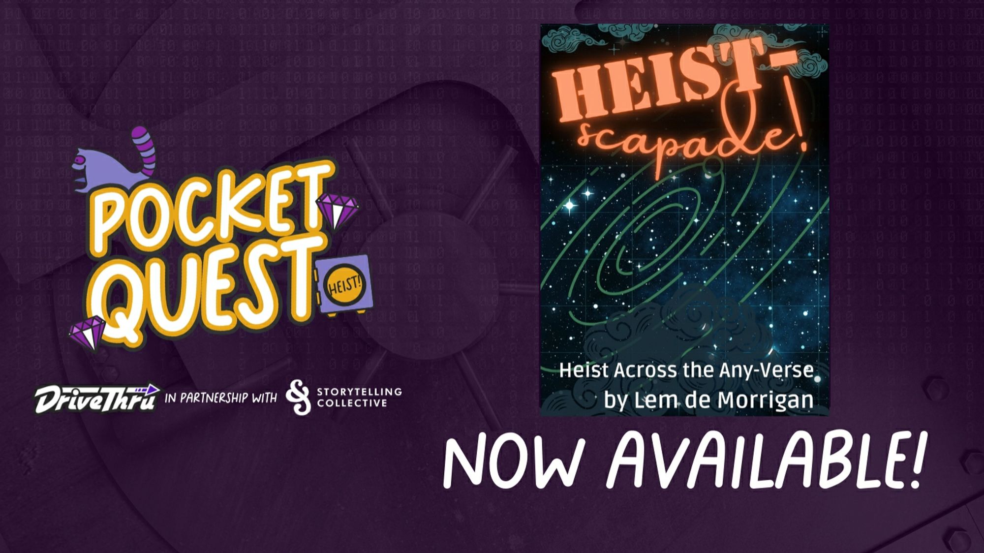 Pocket Quest Heist announcement