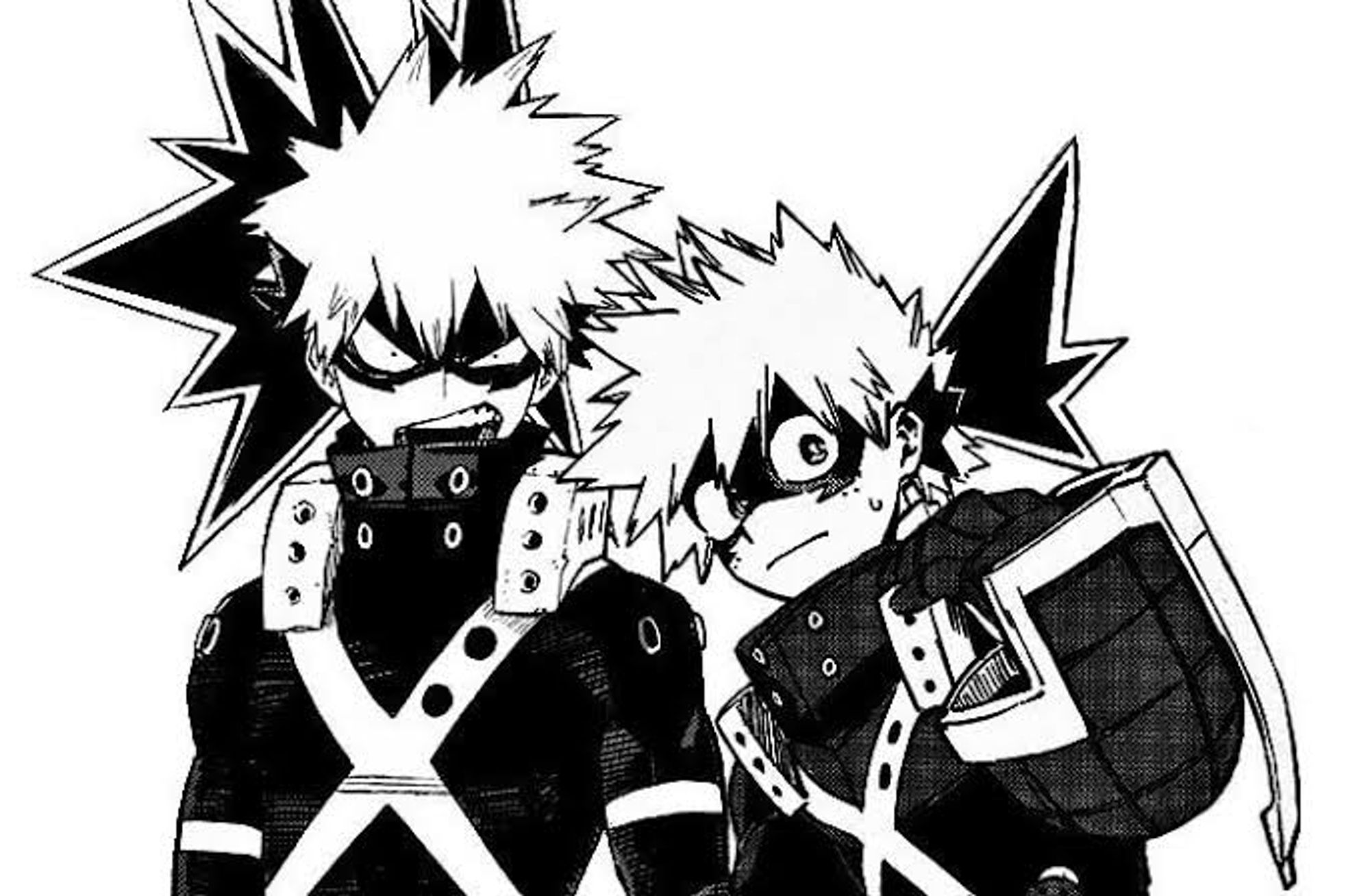 Izuku x Kacchan wearing the winter Great Explosion Murder God Dynamight costumes! ✨🥦💥✨