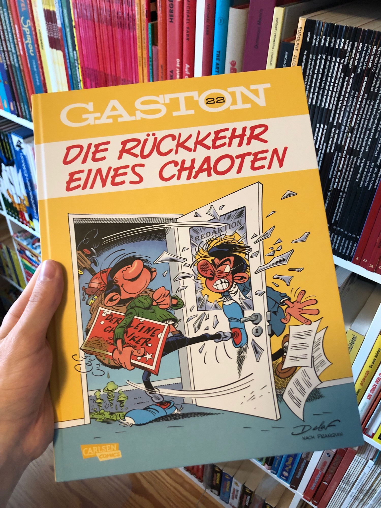 Ein Foto von Gaston 22: Die Rückkehr eines Chaoten von Delaf