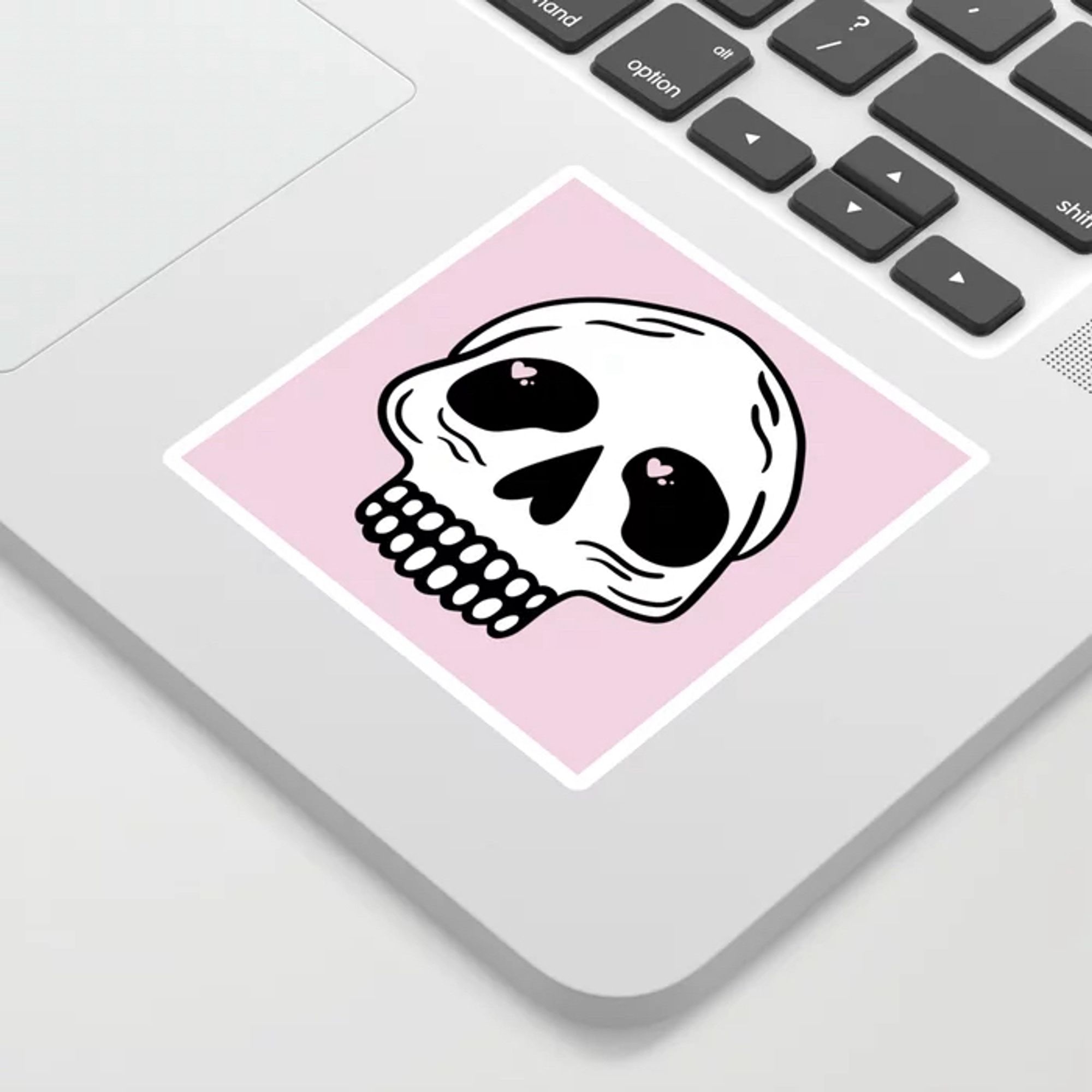 Skull Sticker, Halloween Skull Sticker, Halloween Home Decor, Halloween Decoration, Halloween Stickers, Halloween Sticker, Cute Skull, Pink Skull, Girly Skull Sticker, Halloween Enthusiast, Halloween Art, Halloween Digital Art, Halloween Drawing, Skull Digital Art