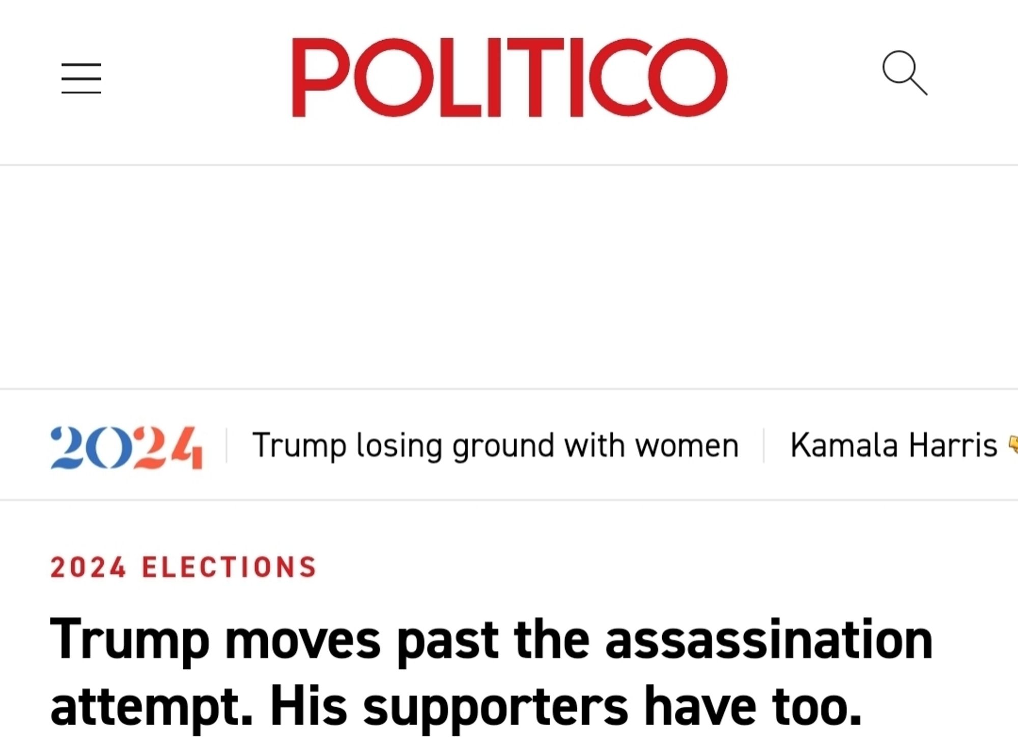 Trump moves past rje assassination attempt and so have his supporters