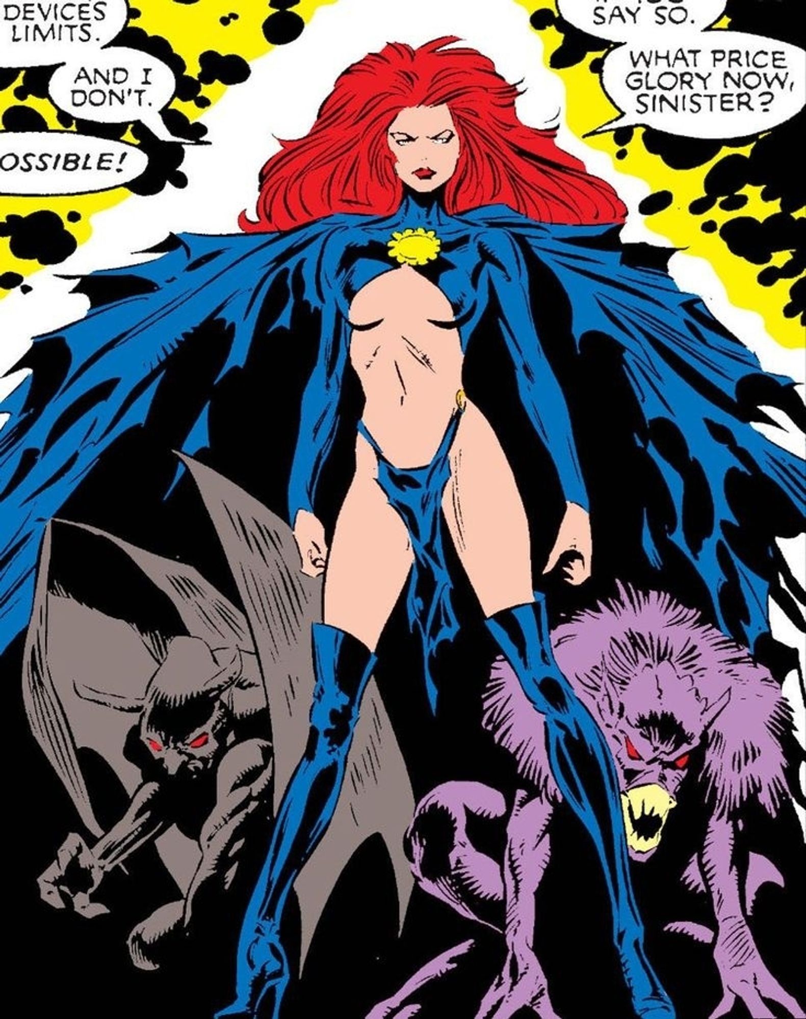 Goblin Queen with her demon servants.