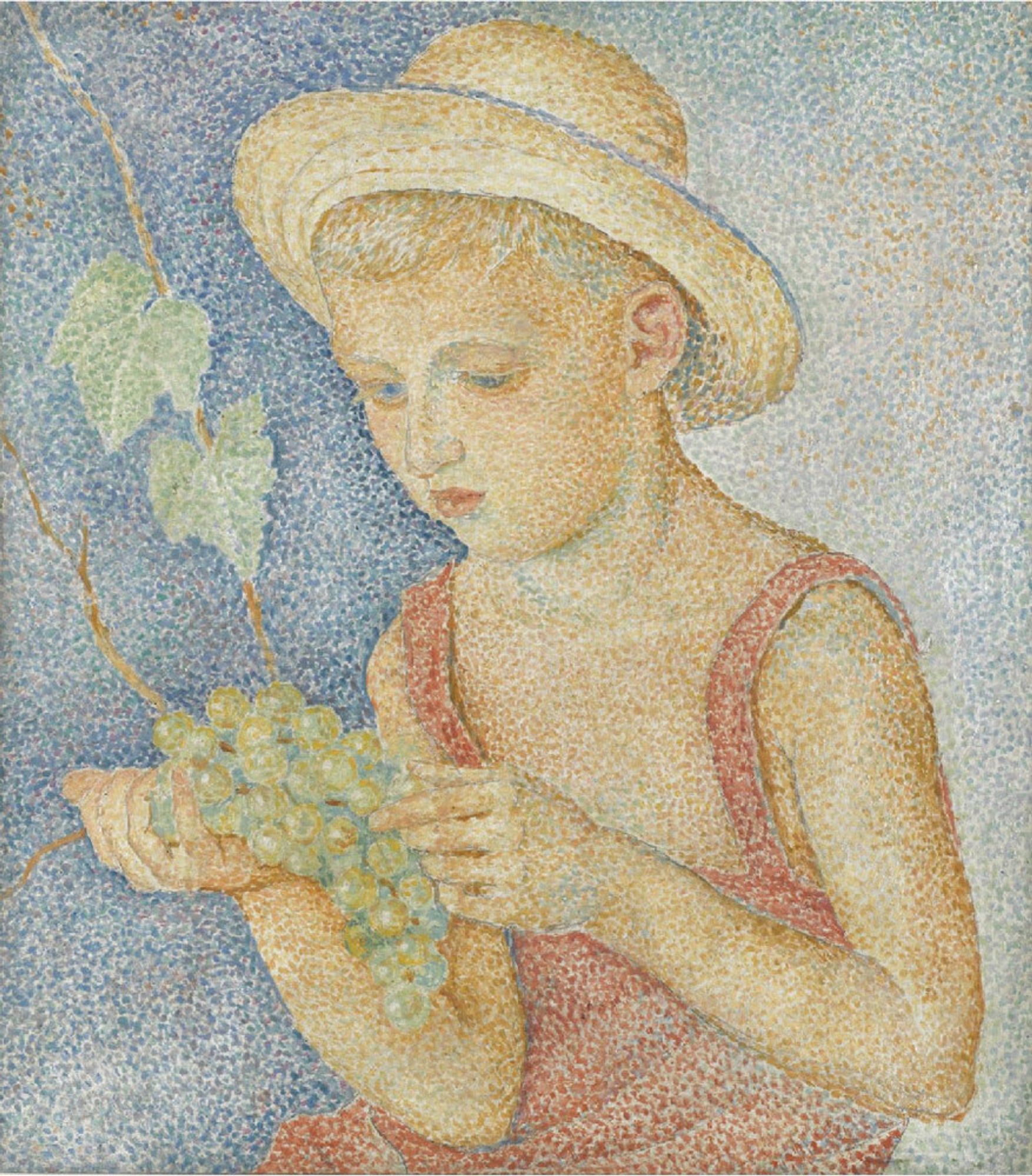 Boy with Grapes