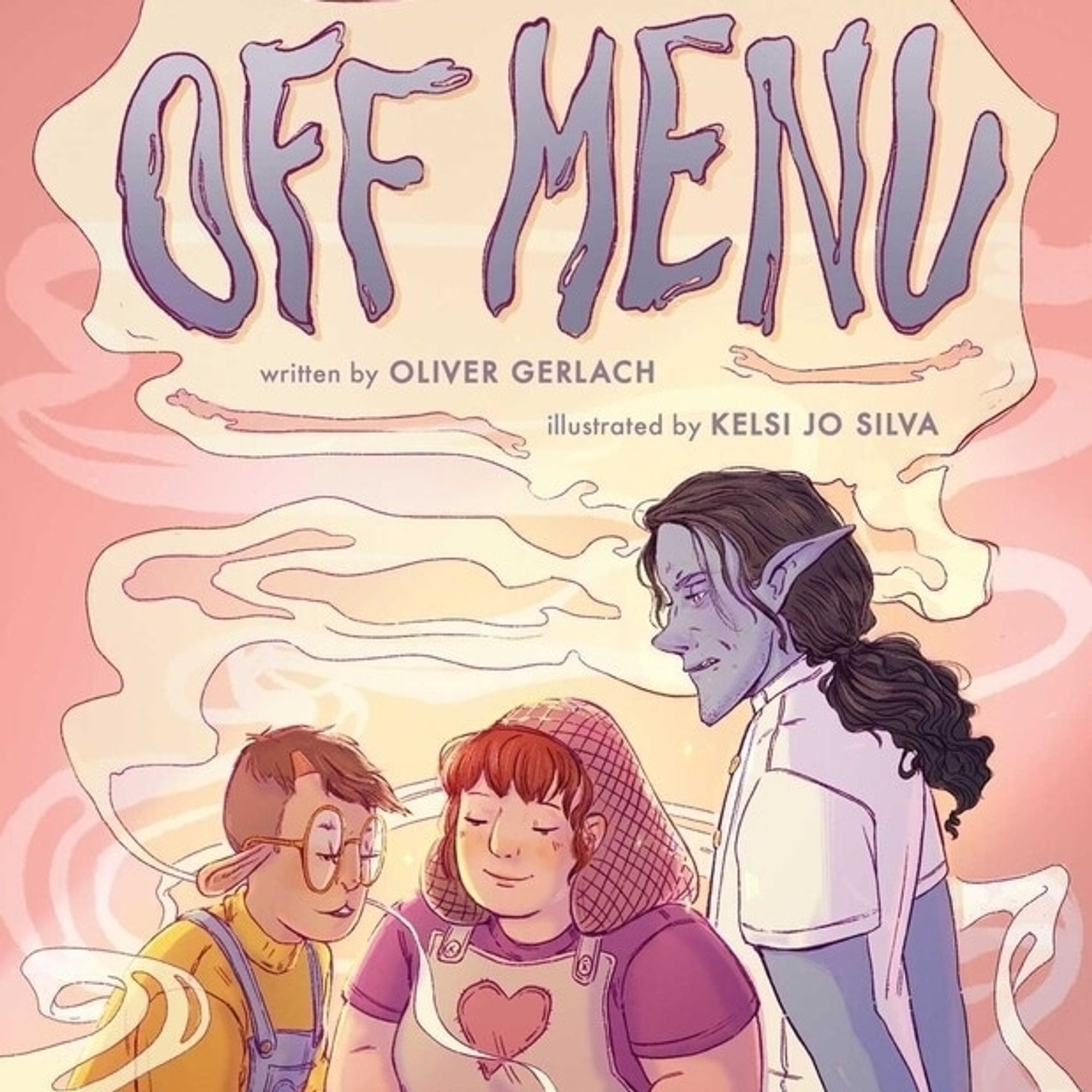 The cover to OFF MENU, by me and Kelsi Jo Silva