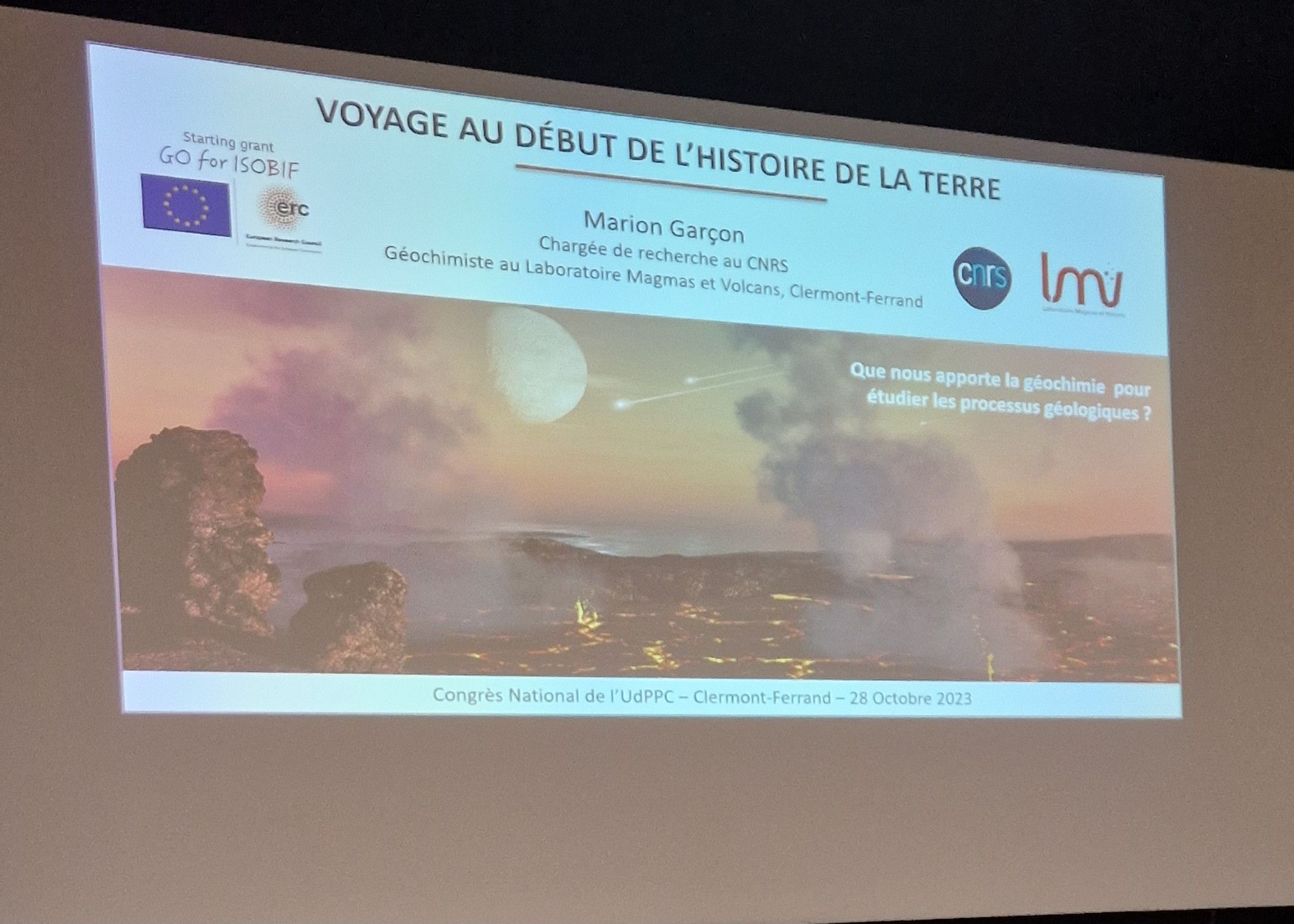 3e conférence : voyage au début de l'histoire de la terre 🌎