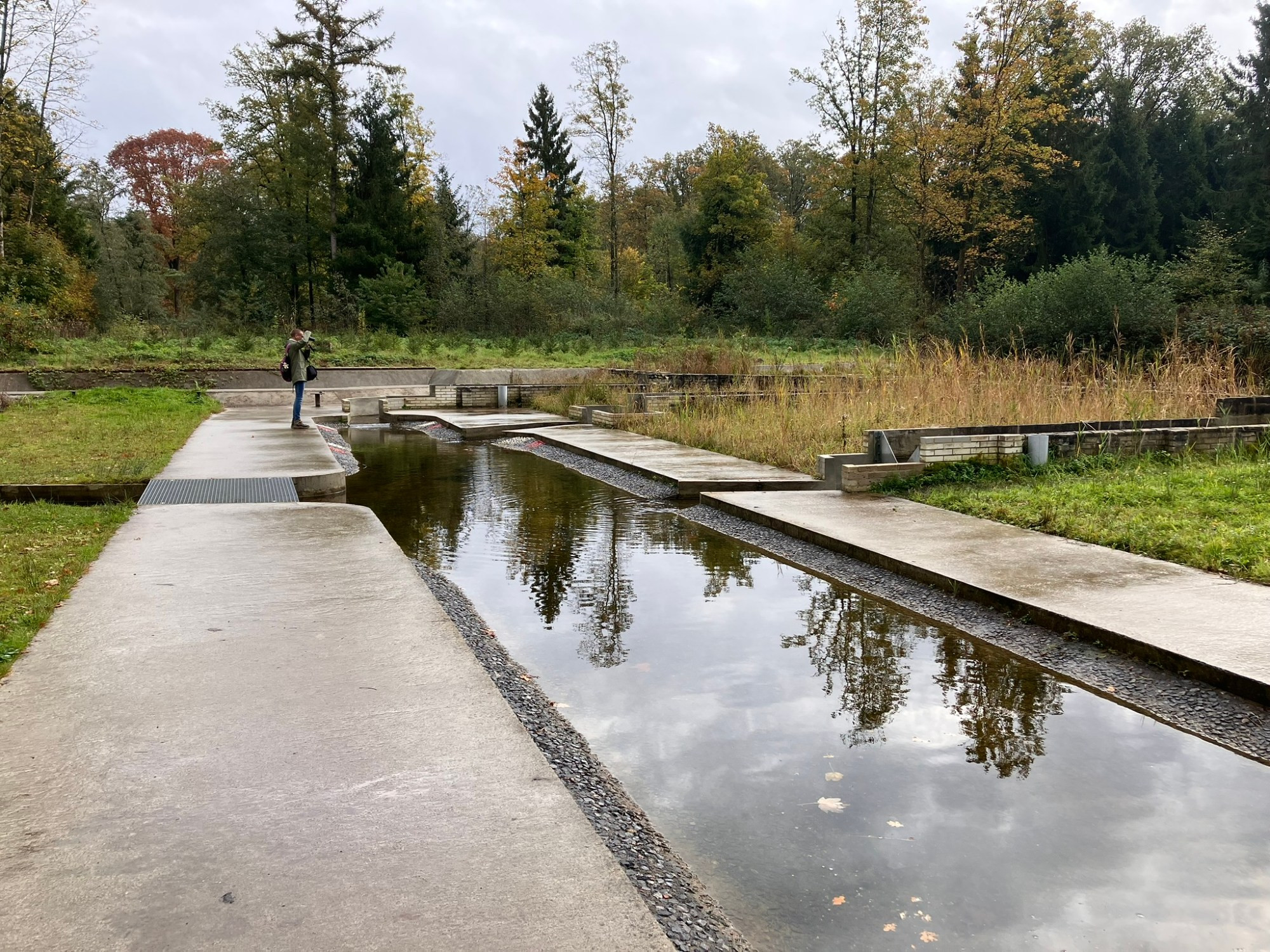 Deel van de proefopstelling voor de Maasvlakte