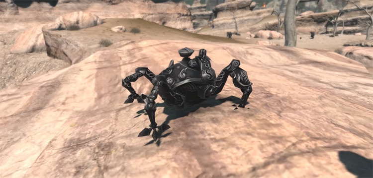 An image of the OMG Omega Minion from hit MMORPG Final Fantasy XIV