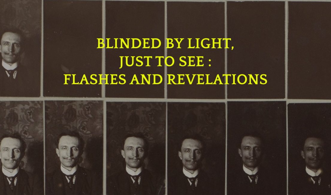 Conference poster: Albert LONDE - "Méthode des expositions fractionnées" - Déclenchements chronophotographiques pendant des éclairs magnésiques, circa 1905.