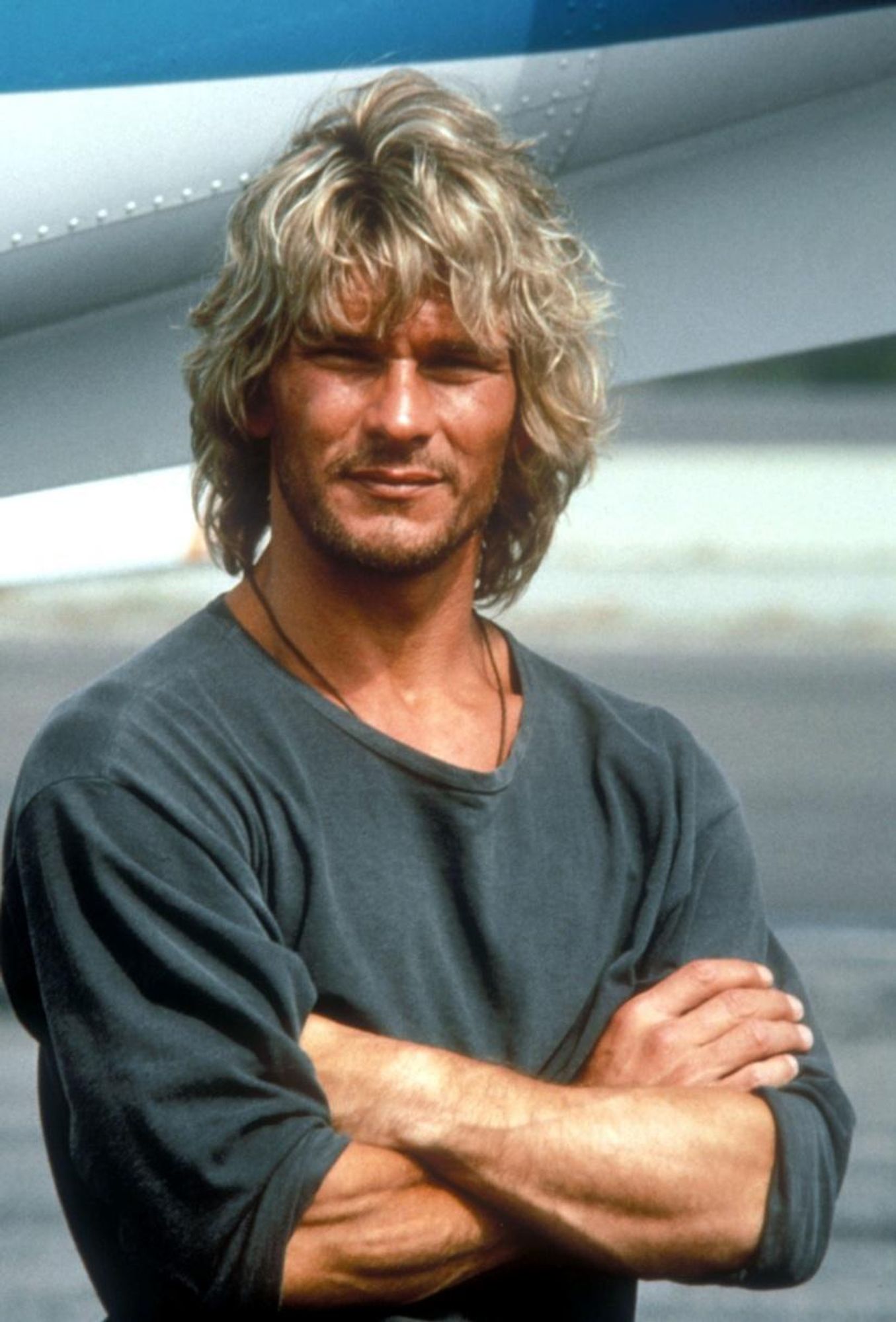 Patrick Swayze as Bodhi in Point Break.