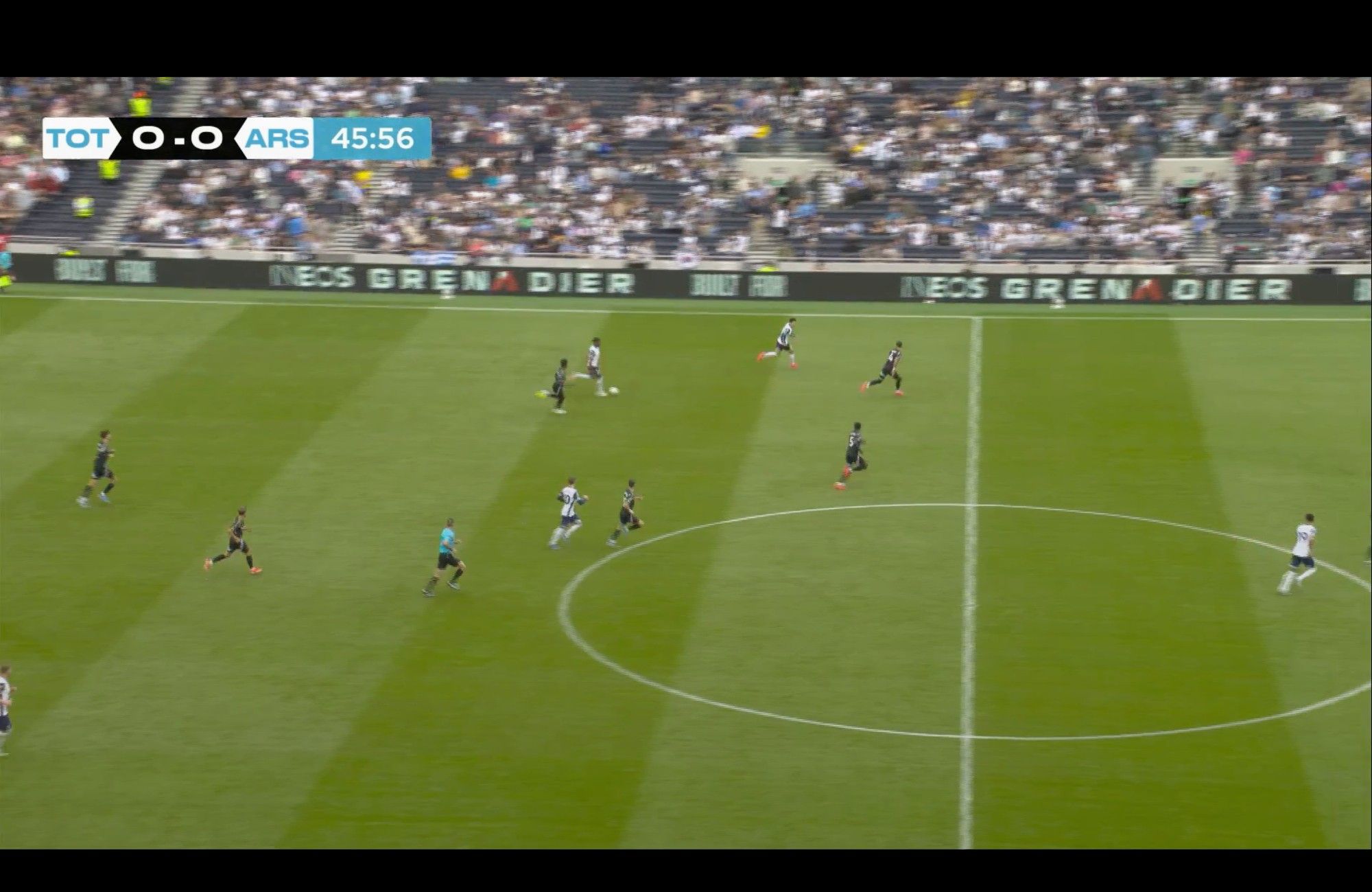 Screenshot (2) of a Spurs attack vs Arsenal