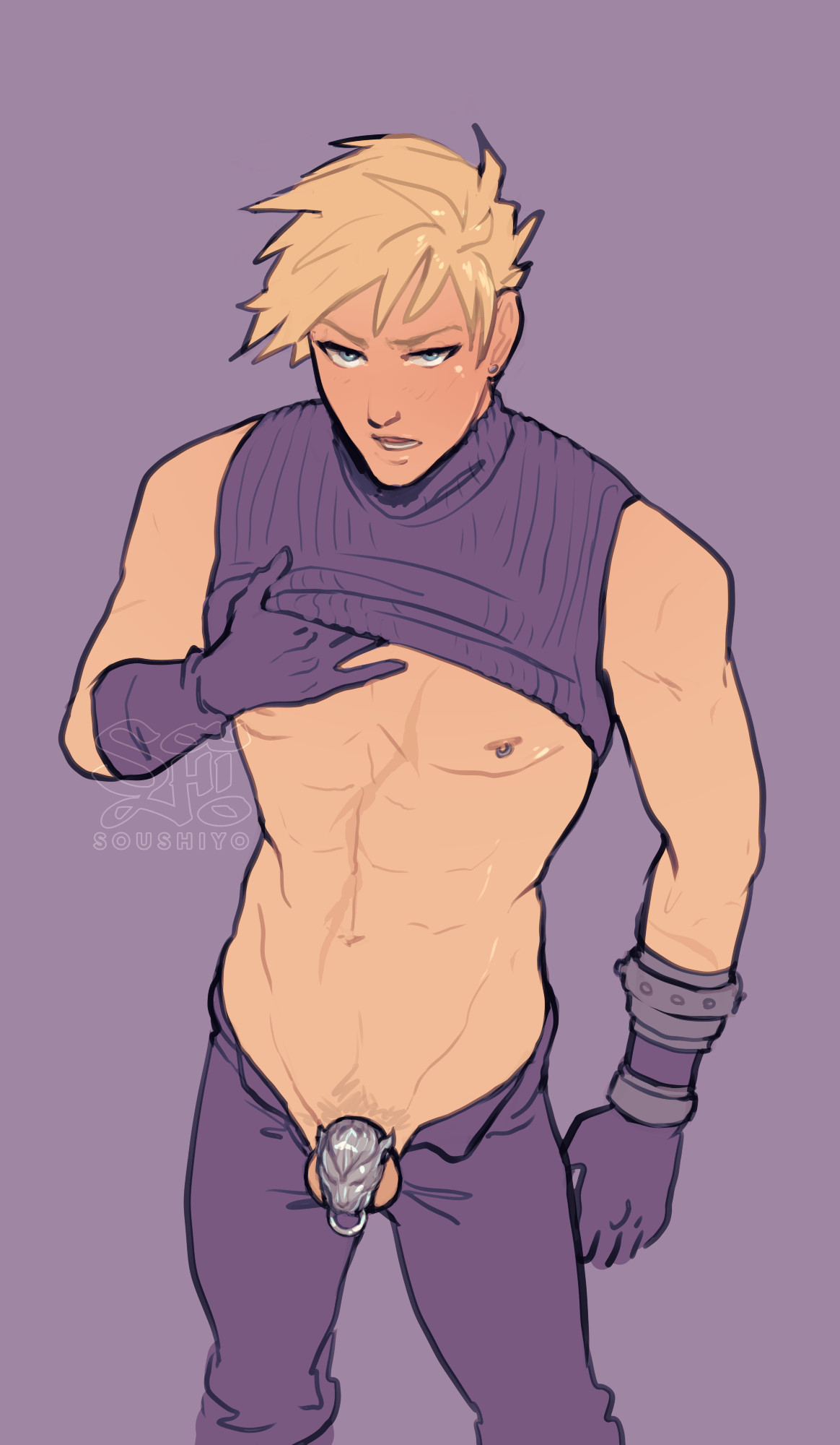 cloud in a fenrir chastity cage
